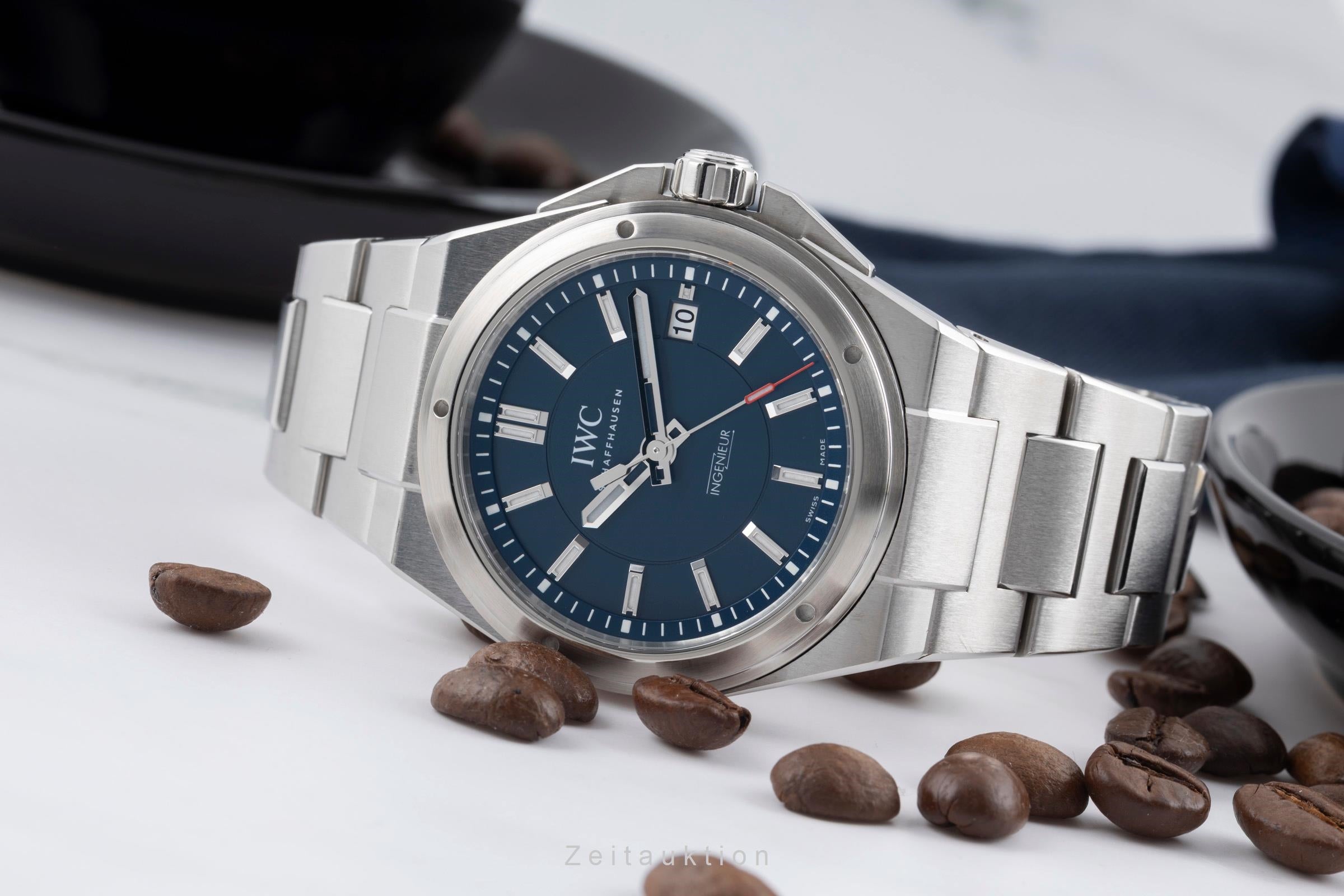 IWC Ingenieur "Laureus Sport" Automatik Edelstahl Limited Ref. IW323909 B&P 2016 [2601147]