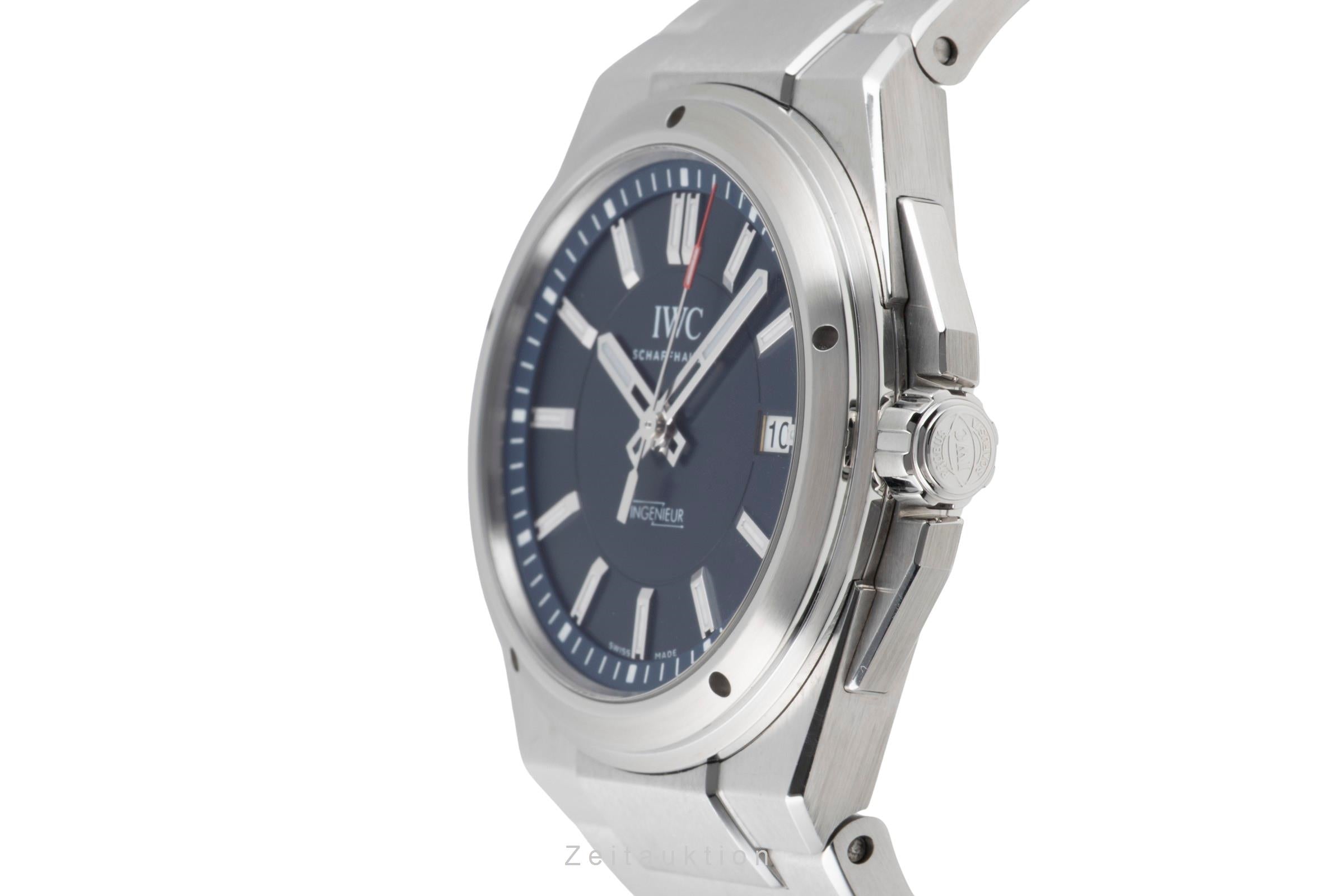 IWC Ingenieur "Laureus Sport" Automatik Edelstahl Limited Ref. IW323909 B&P 2016 [2601147]