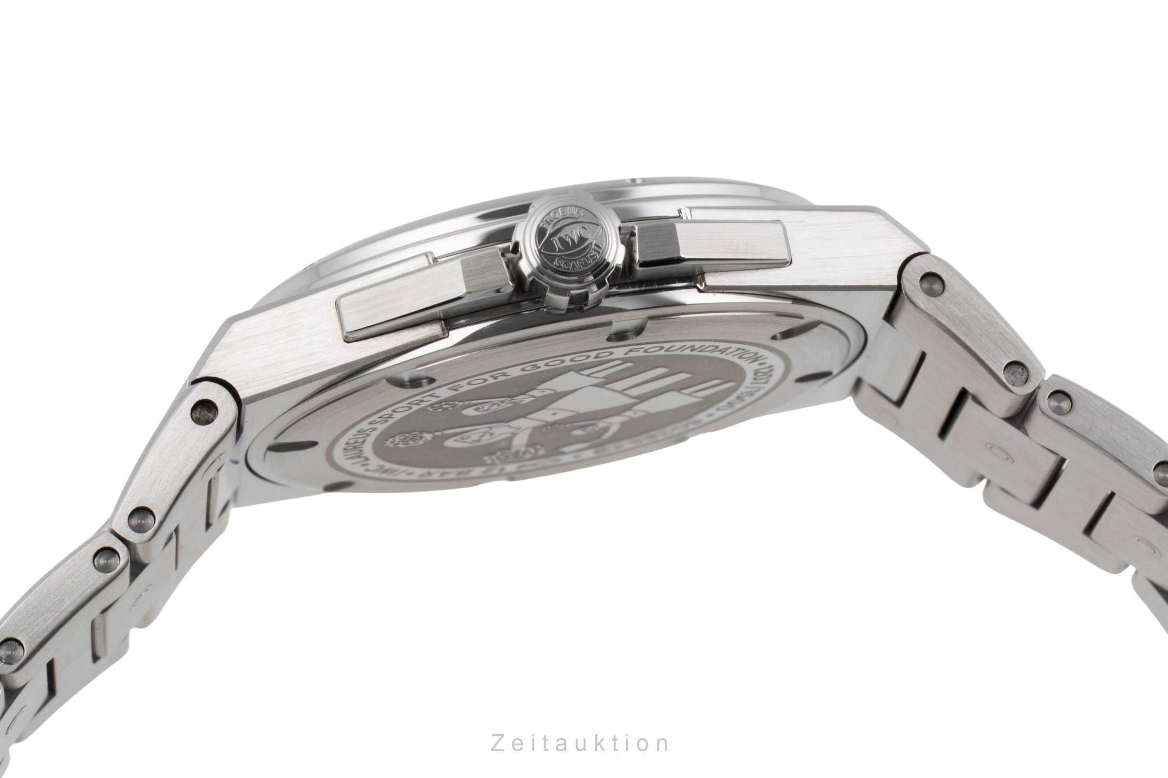 IWC Ingenieur "Laureus Sport" Automatik Edelstahl Limited Ref. IW323909 B&P 2016 [2601147]