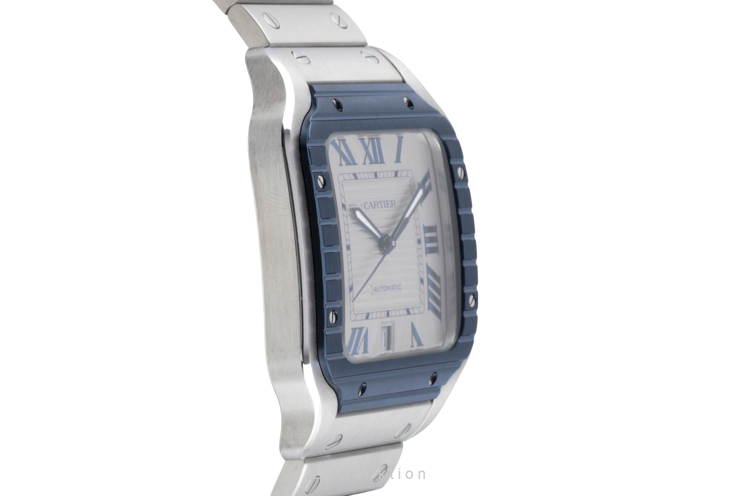 Cartier Santos acciaio automatismo orologio da uomo WSSA0047  [2601148]