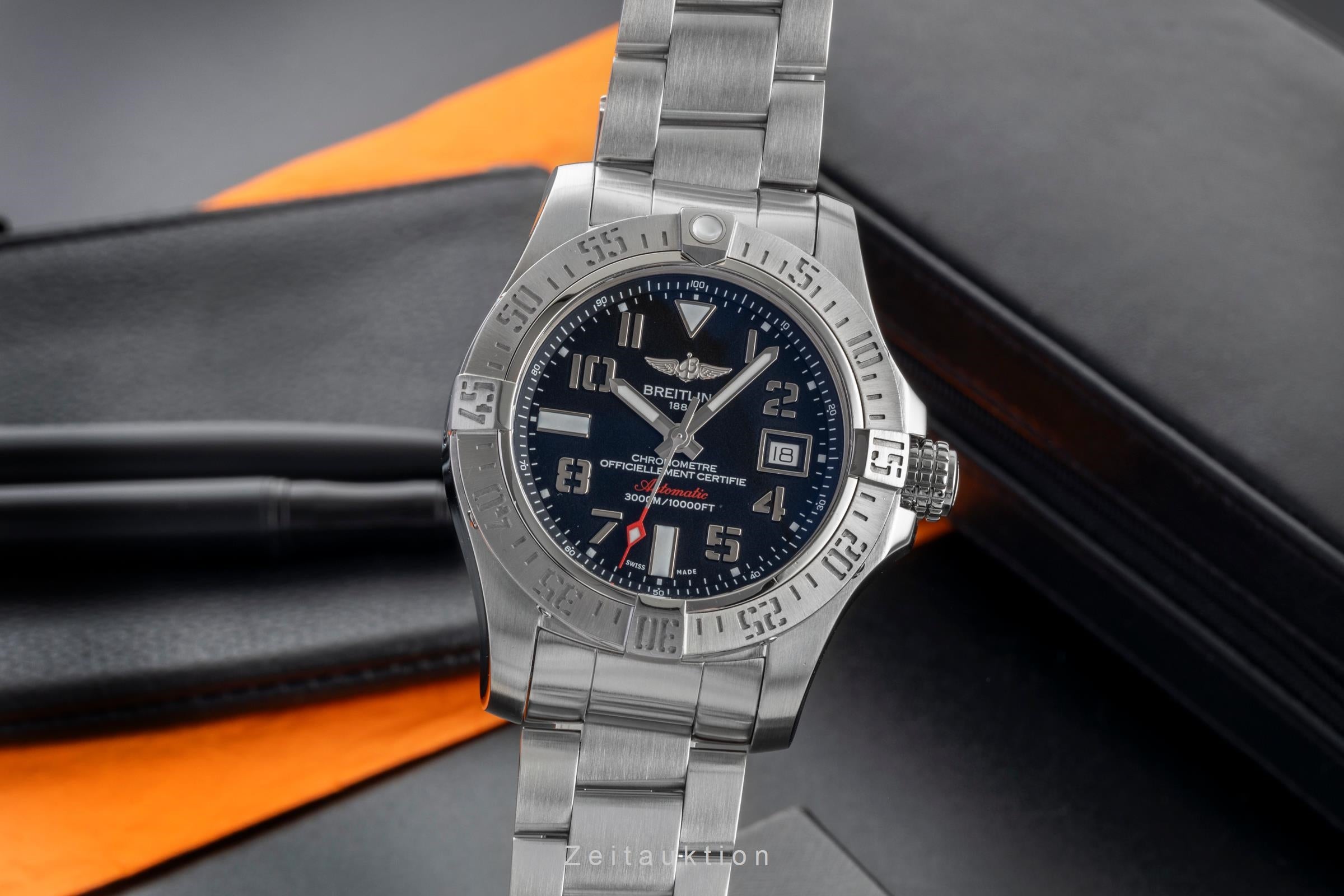 Breitling Avenger II Seawolf Stahl Automatik Ref. A1733110/BC31 B&P 2014 [2601153]