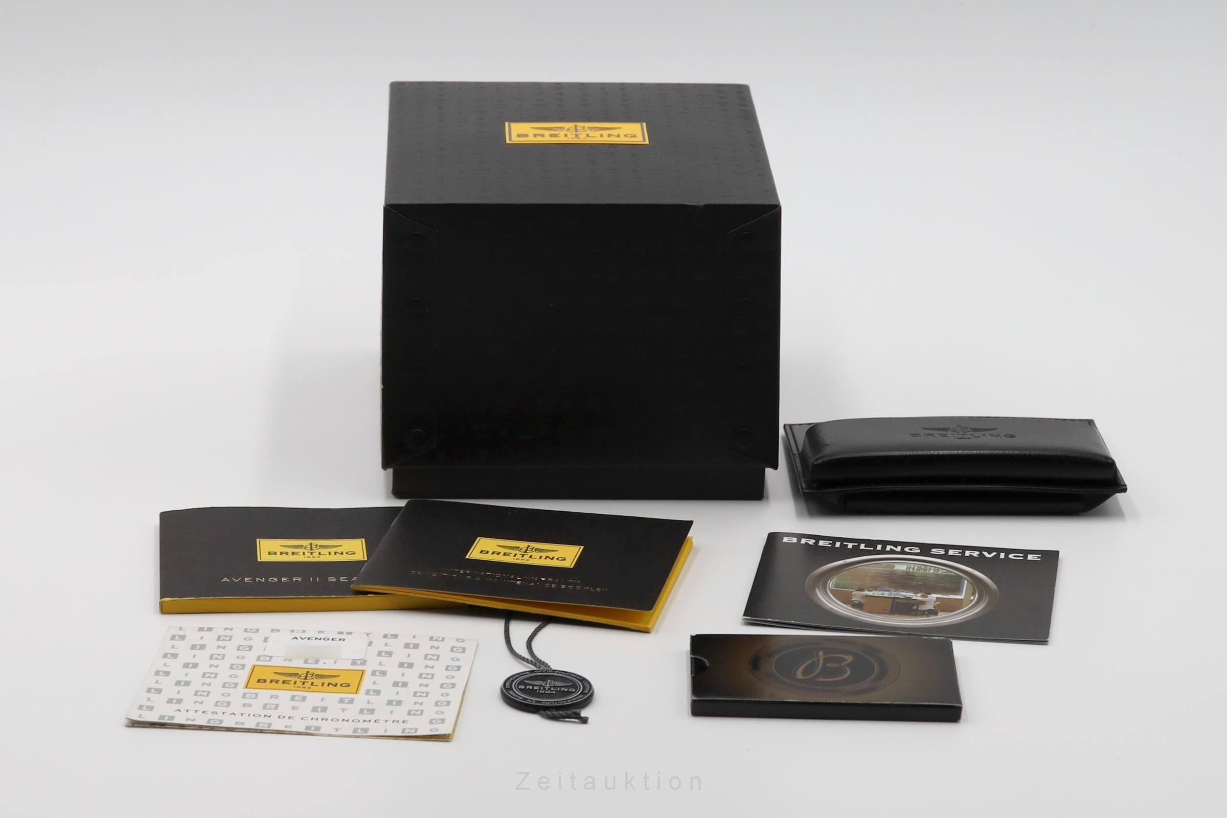 Breitling Avenger II Seawolf acier automatique montre pour hommes A17331  [2601153]