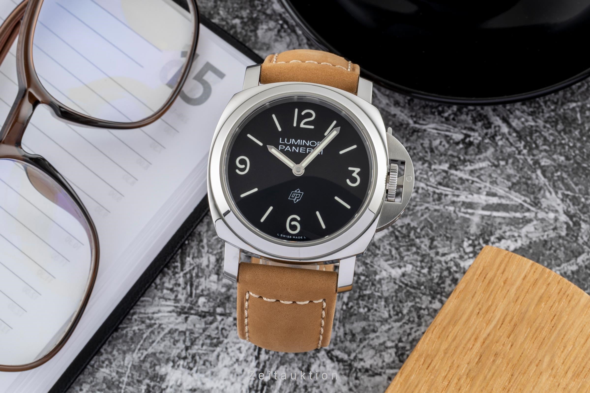 Panerai Luminor  steel manual winding men's watch PAM01086  [2601154]