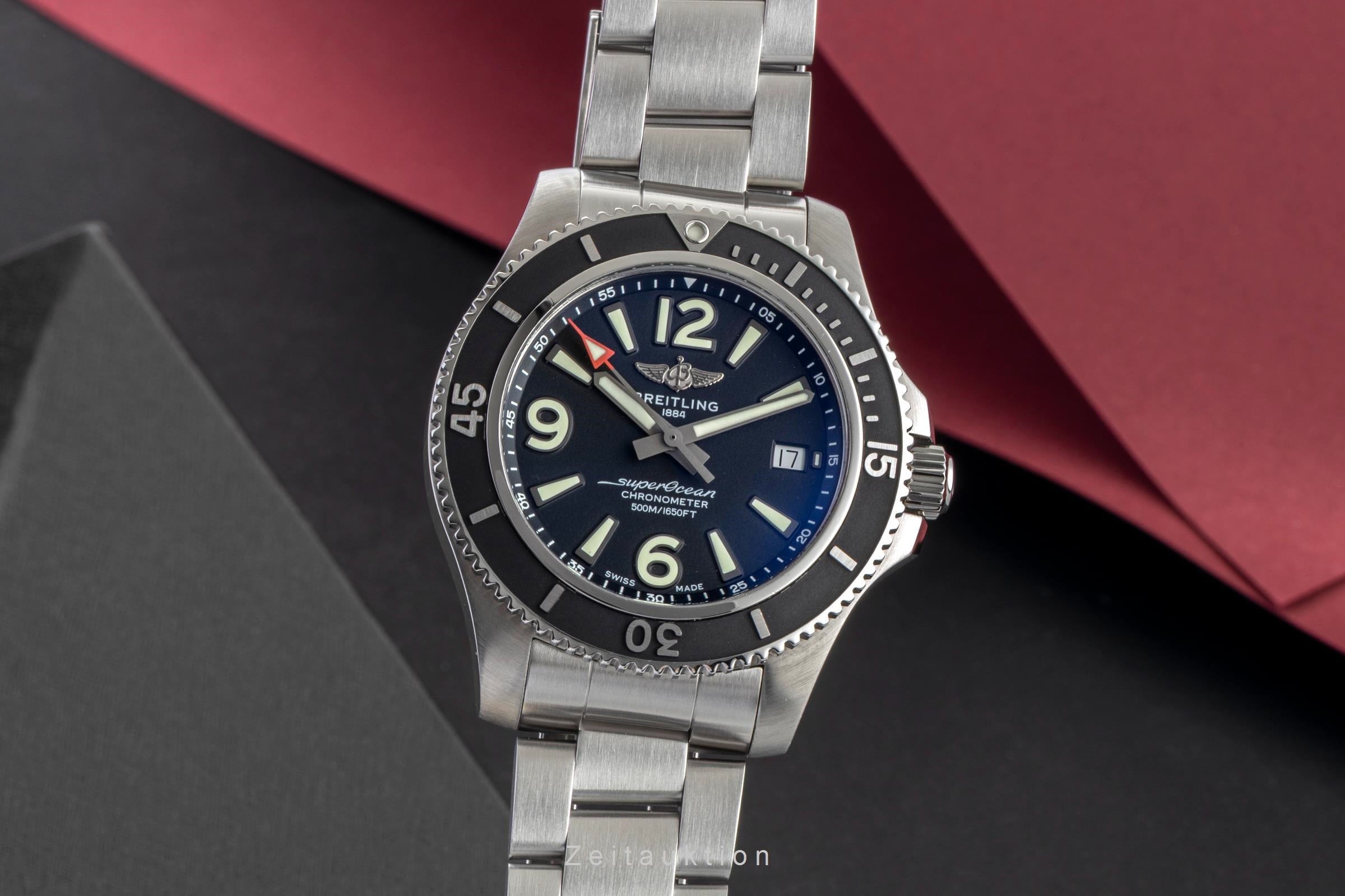 Breitling Superocean steel automatic Kal. B17 Ref. A17366021B1A1