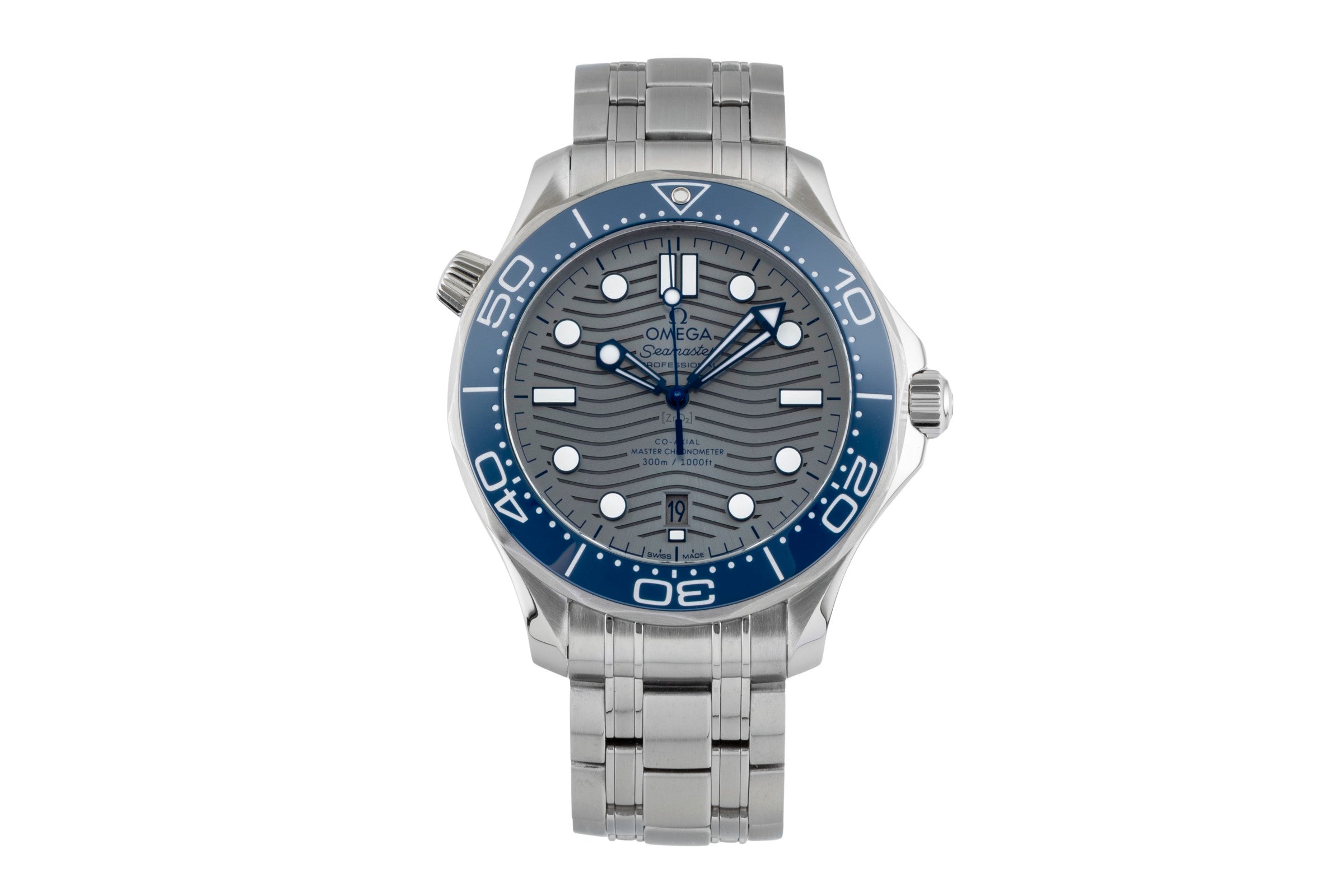 Omega Seamaster chronograph steel automatic men's watch 210.30.42.20.06.001 LP: 6500EUR  [2601157]