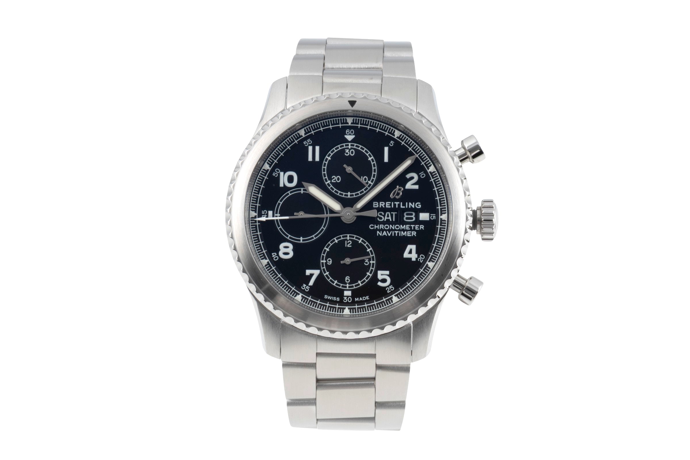 Breitling Navitimer chronograph steel automatic men's watch A13314101B1A1  [2601158]