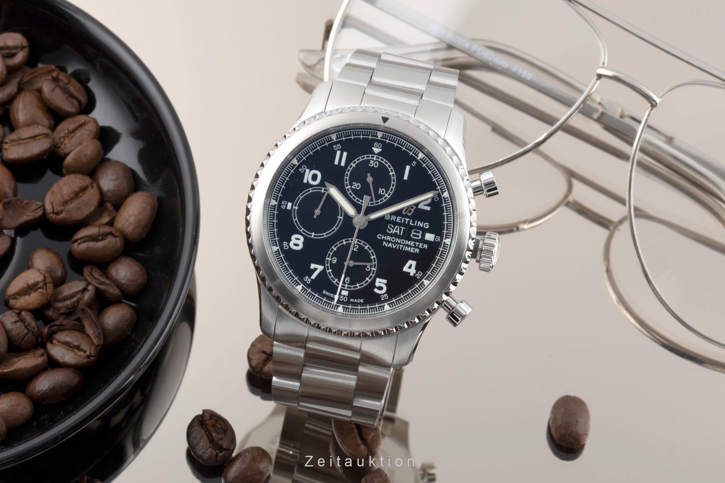 Breitling Navitimer chronograph steel automatic men's watch A13314101B1A1  [2601158]