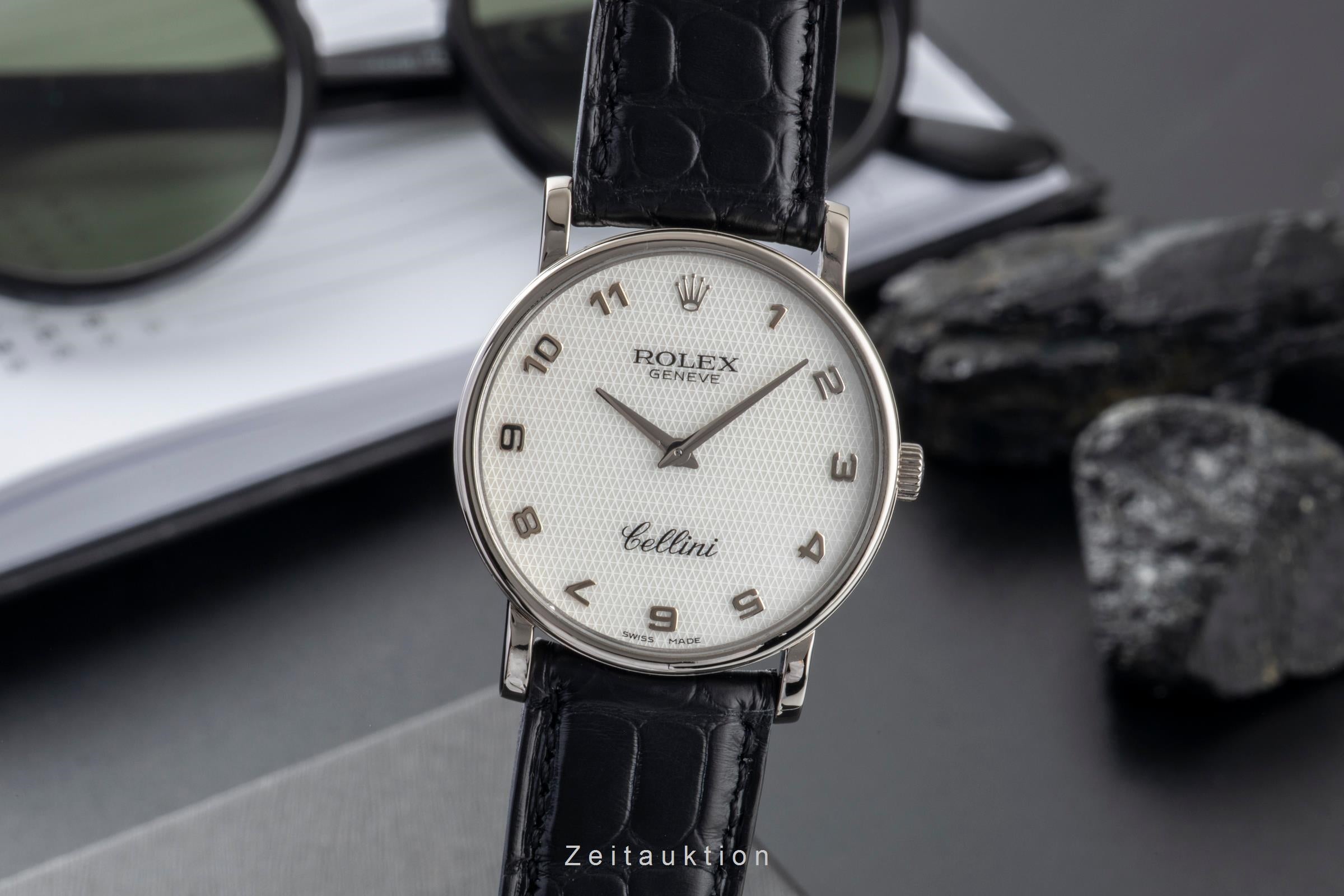 Rolex Cellini 18 ct white gold manual winding men's watch 5115  [2601162]
