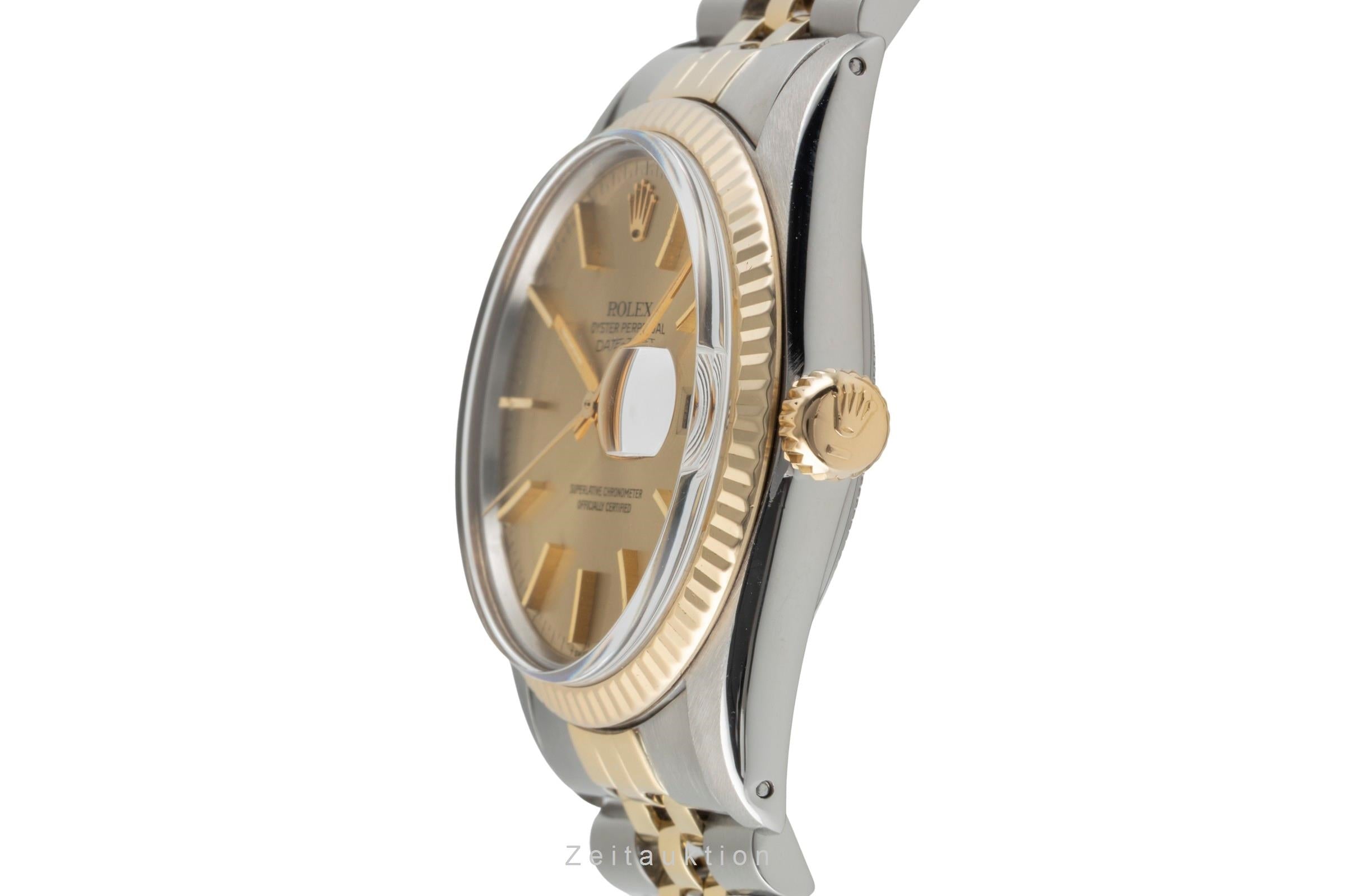 Rolex Datejust steel / gold automatic men's watch 16013 Vintage  [2601165]