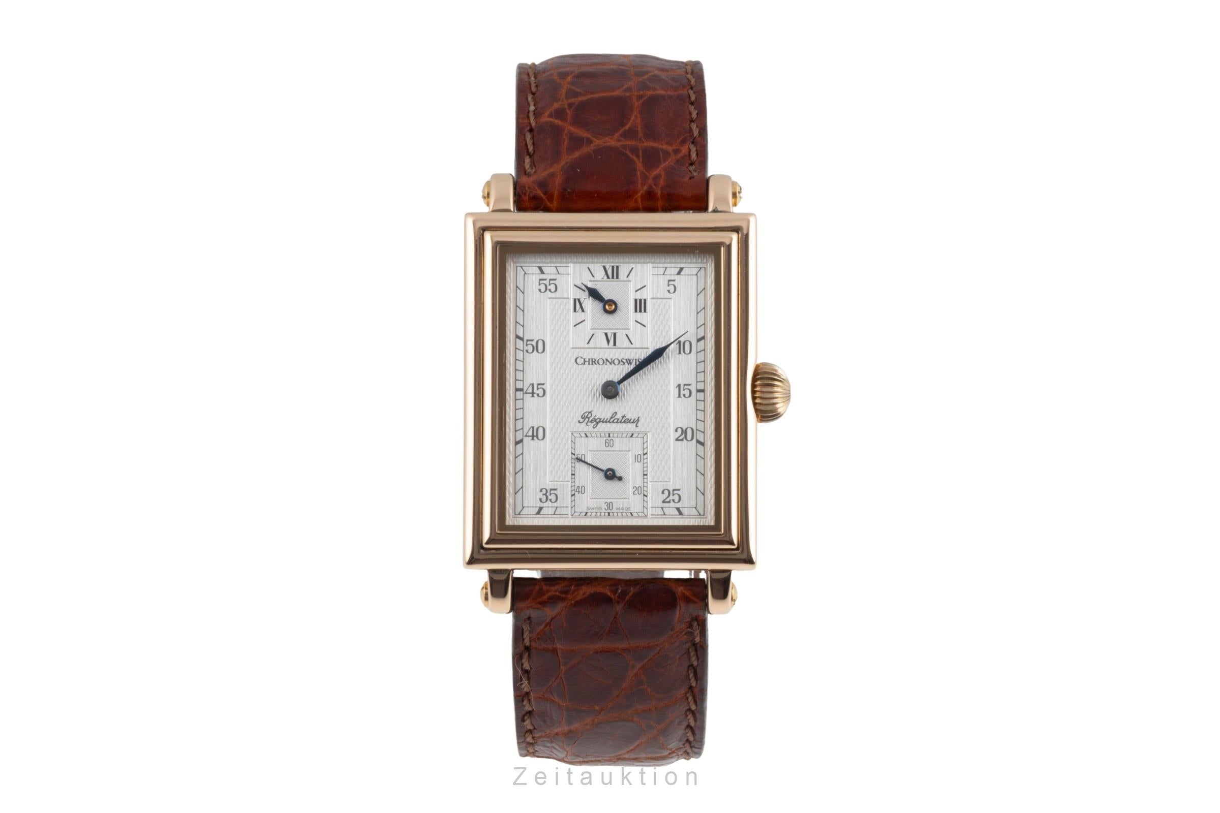 Chronoswiss Regulateur oro 18 ct carica manuale orologio da uomo CH 2951  [2601166]
