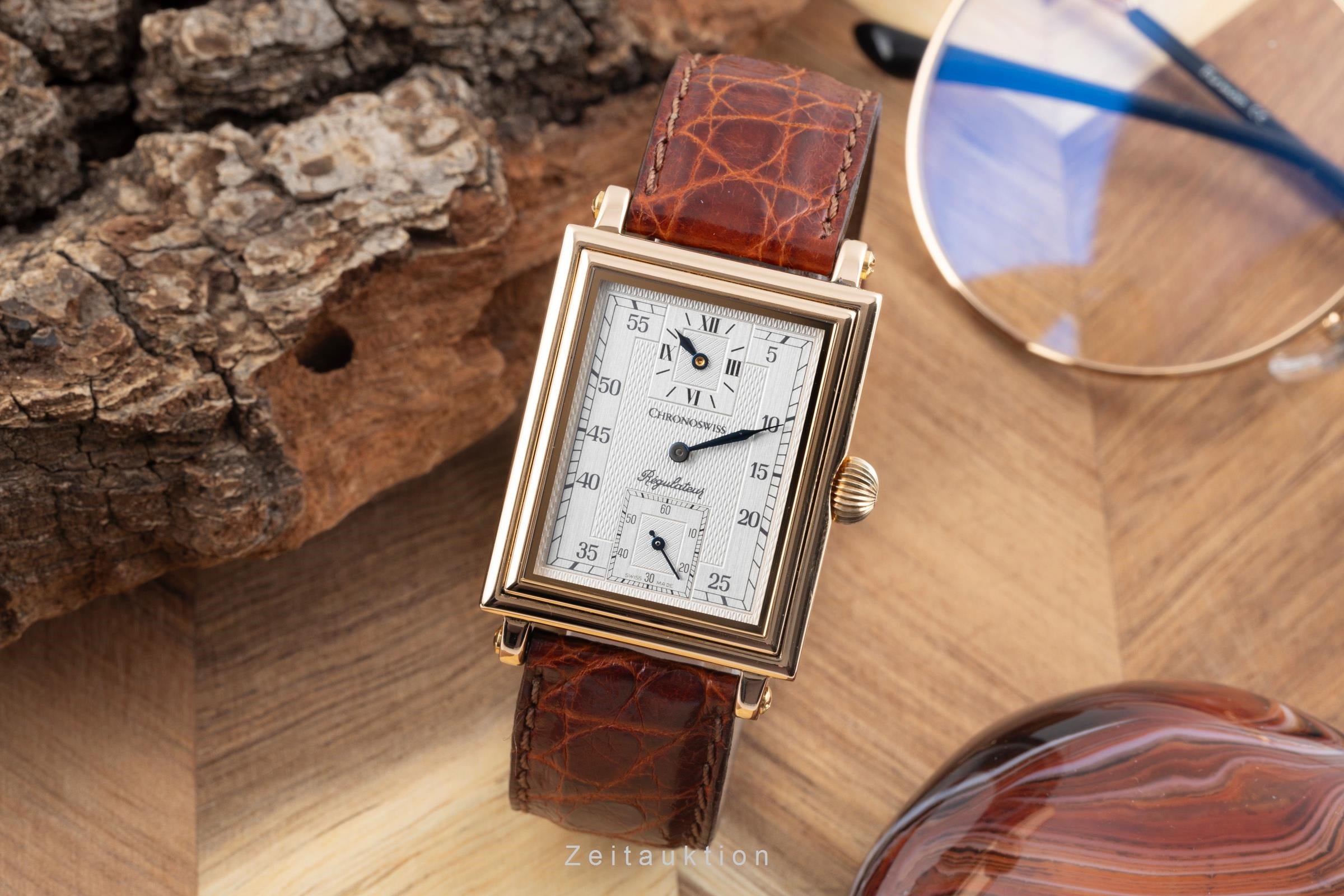 Chronoswiss Regulateur 18 ct gold manual winding Kal. FHF 29 Ref