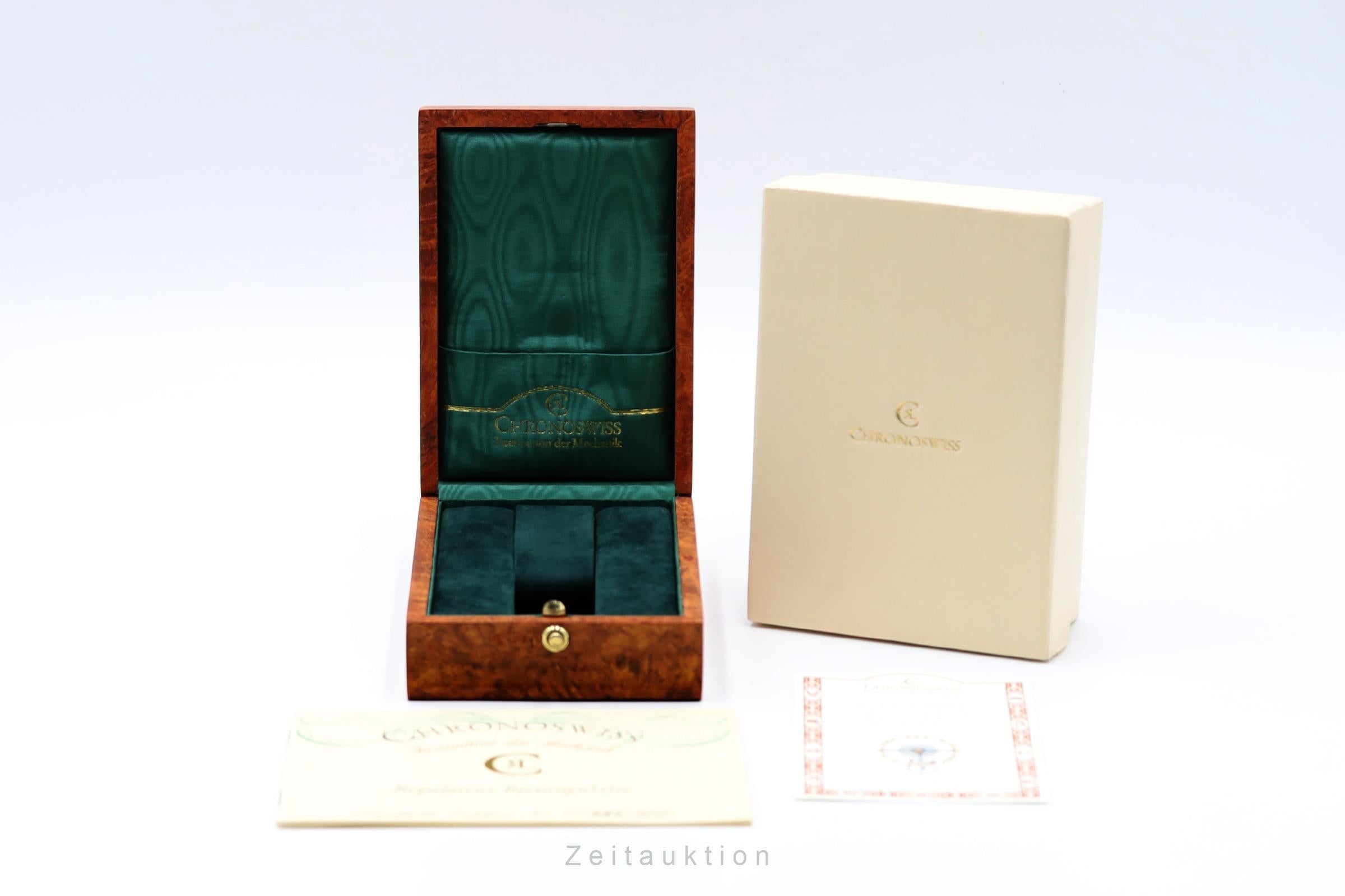 Chronoswiss Regulateur oro 18 ct carica manuale orologio da uomo CH 2951  [2601166]