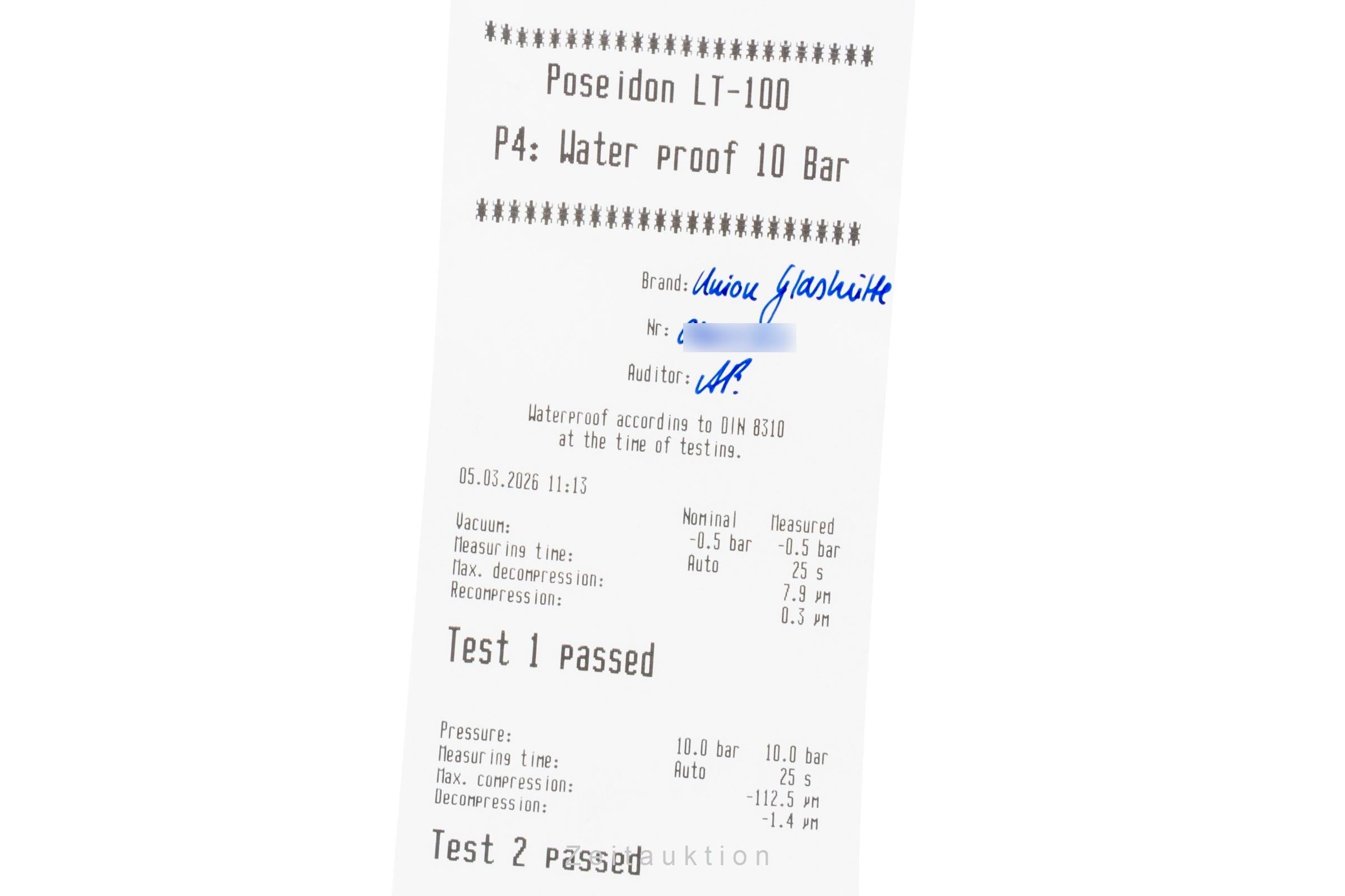 Union Glashütte Belisar cronógrafo acero automático reloj para caballeros D002.425.16.037.00  LP: 3600EUR  [2601168]