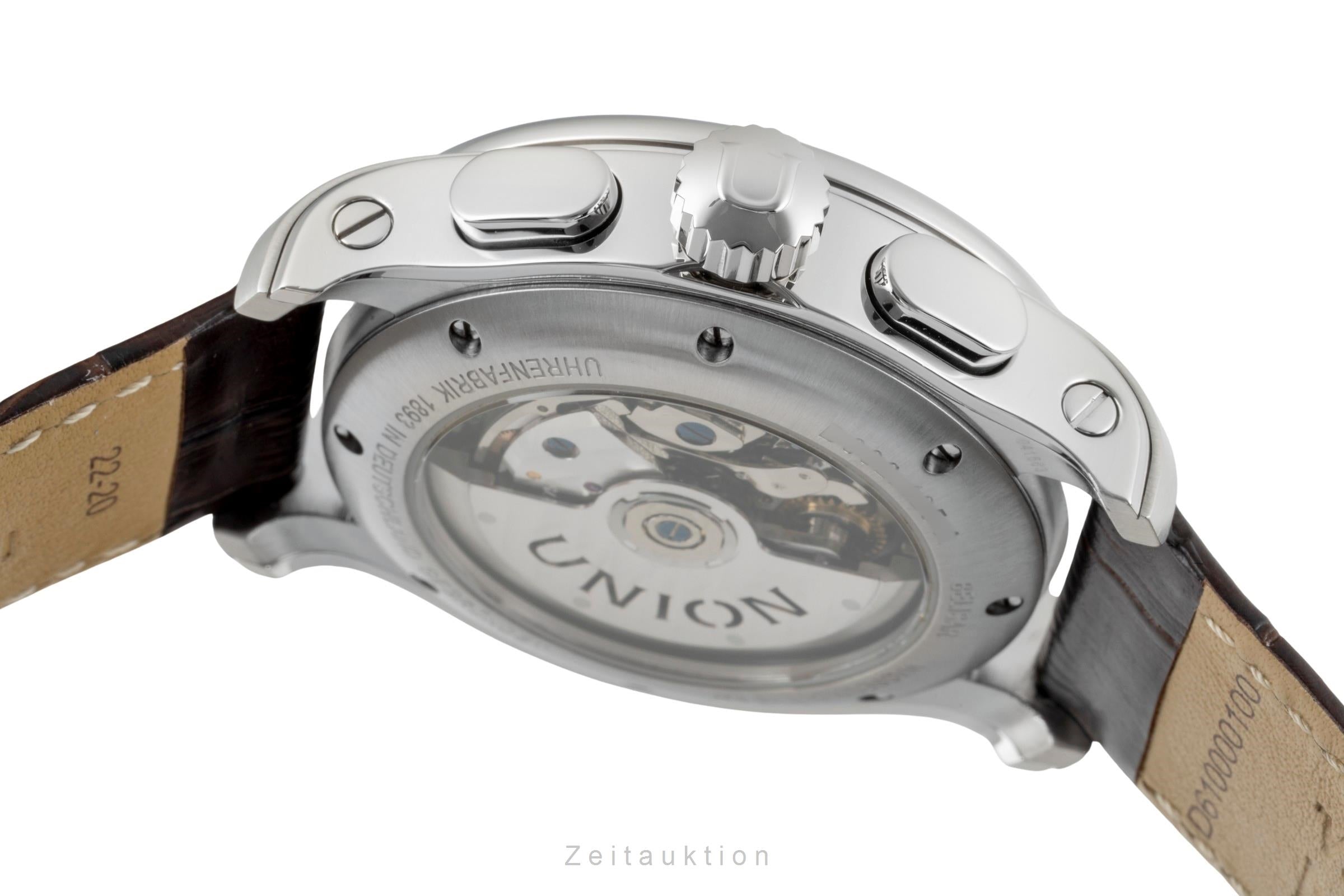 Union Glashütte Belisar cronógrafo acero automático reloj para caballeros D002.425.16.037.00  LP: 3600EUR  [2601168]