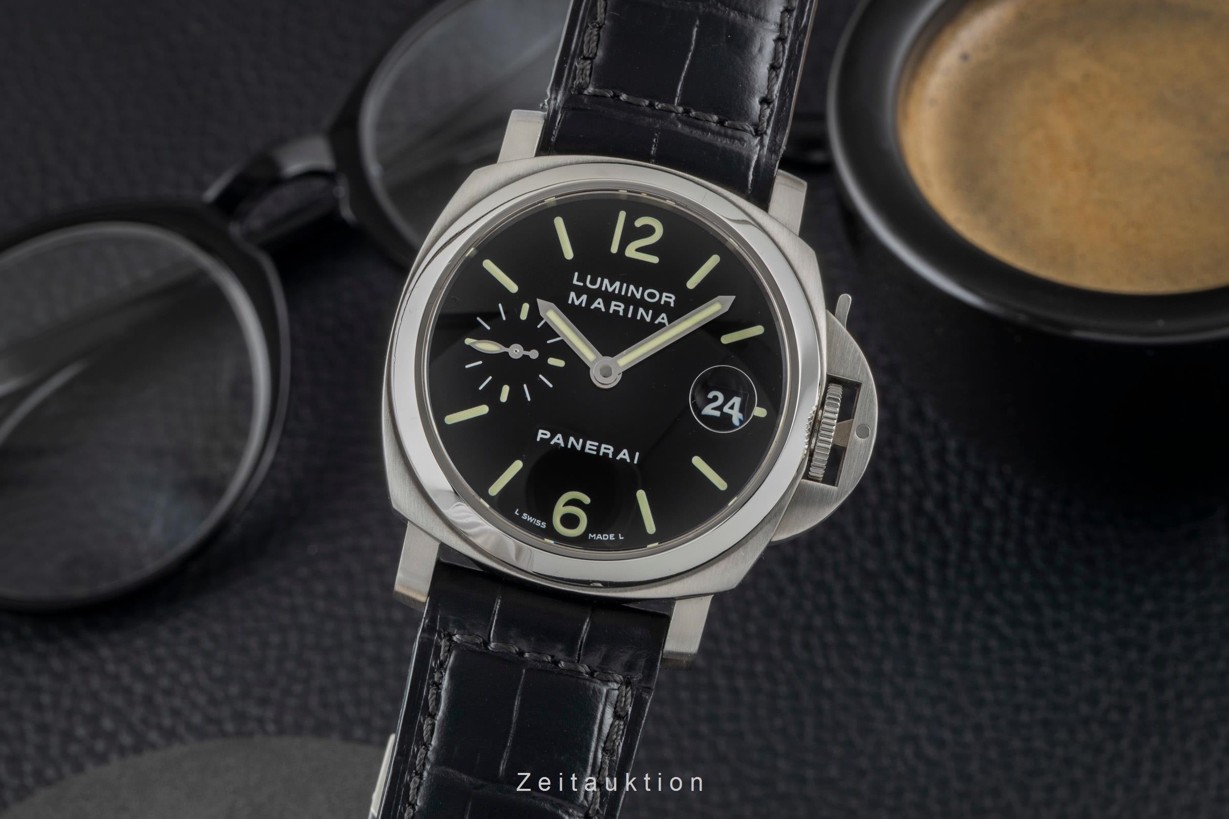 Panerai Luminor Marina acciaio automatismo orologio da uomo PAM00048  [2601169]