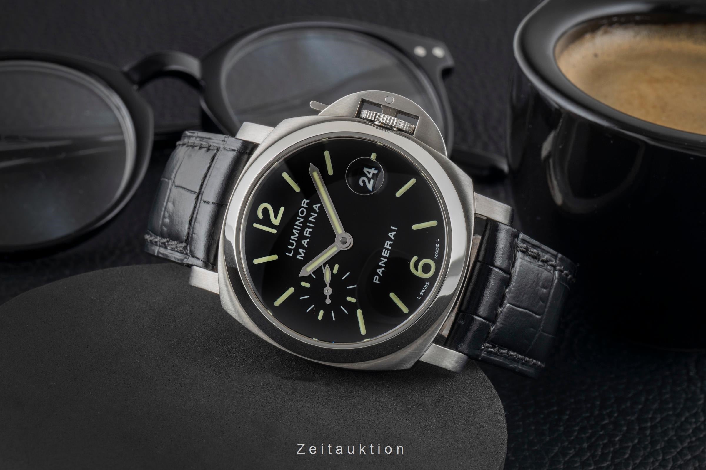 Panerai Luminor Marina acciaio automatismo orologio da uomo PAM00048  [2601169]