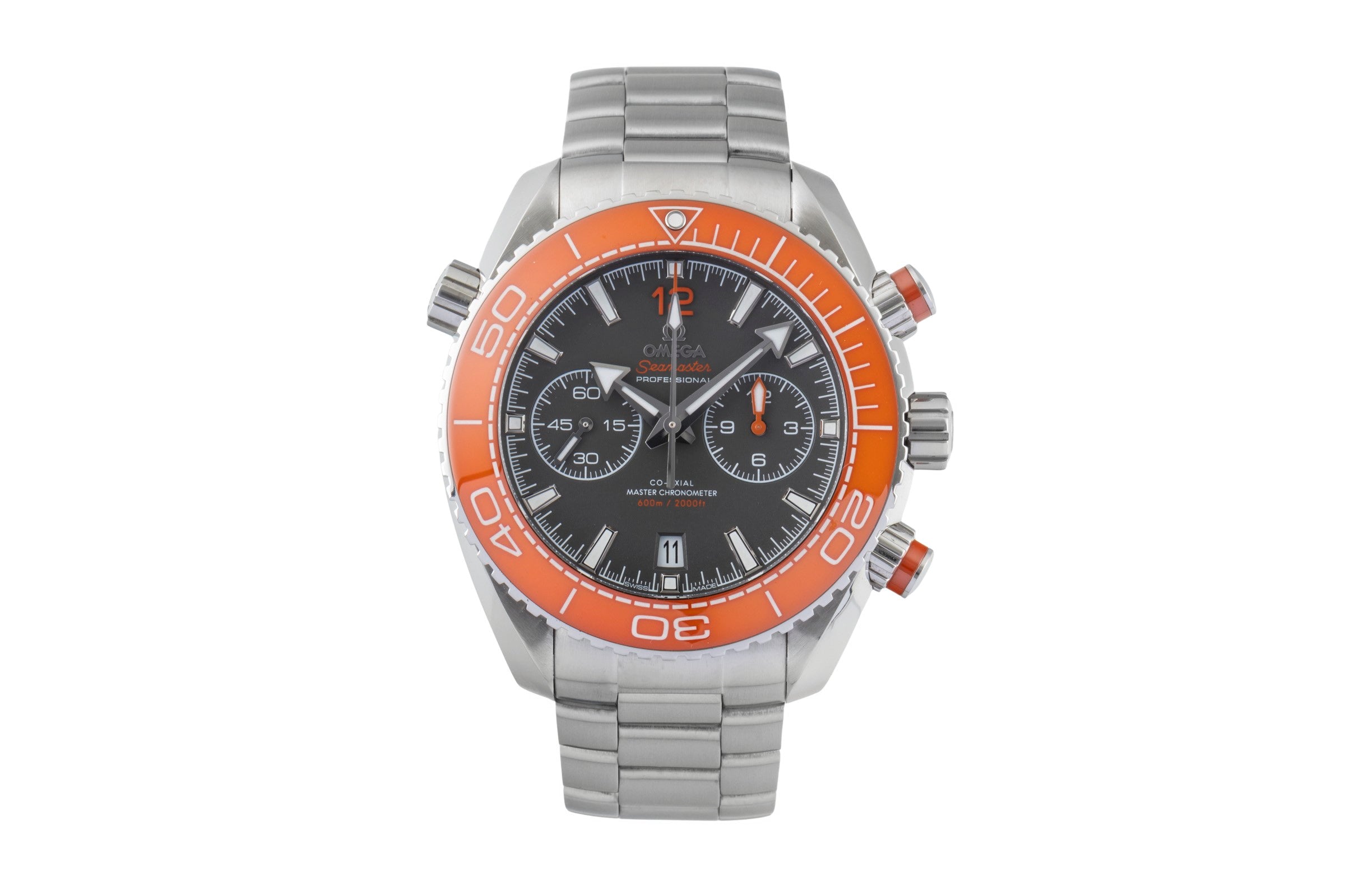 Omega Seamaster chronograph steel automatic Kal. 9900 Ref. 215.30