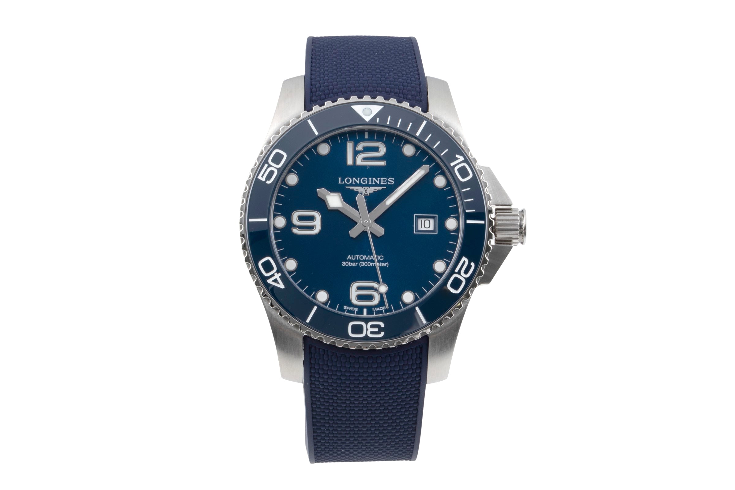 Longines Hydro Conquest steel automatic men's watch L3.782.4.96.9 LP: 1950EUR  [2601171]