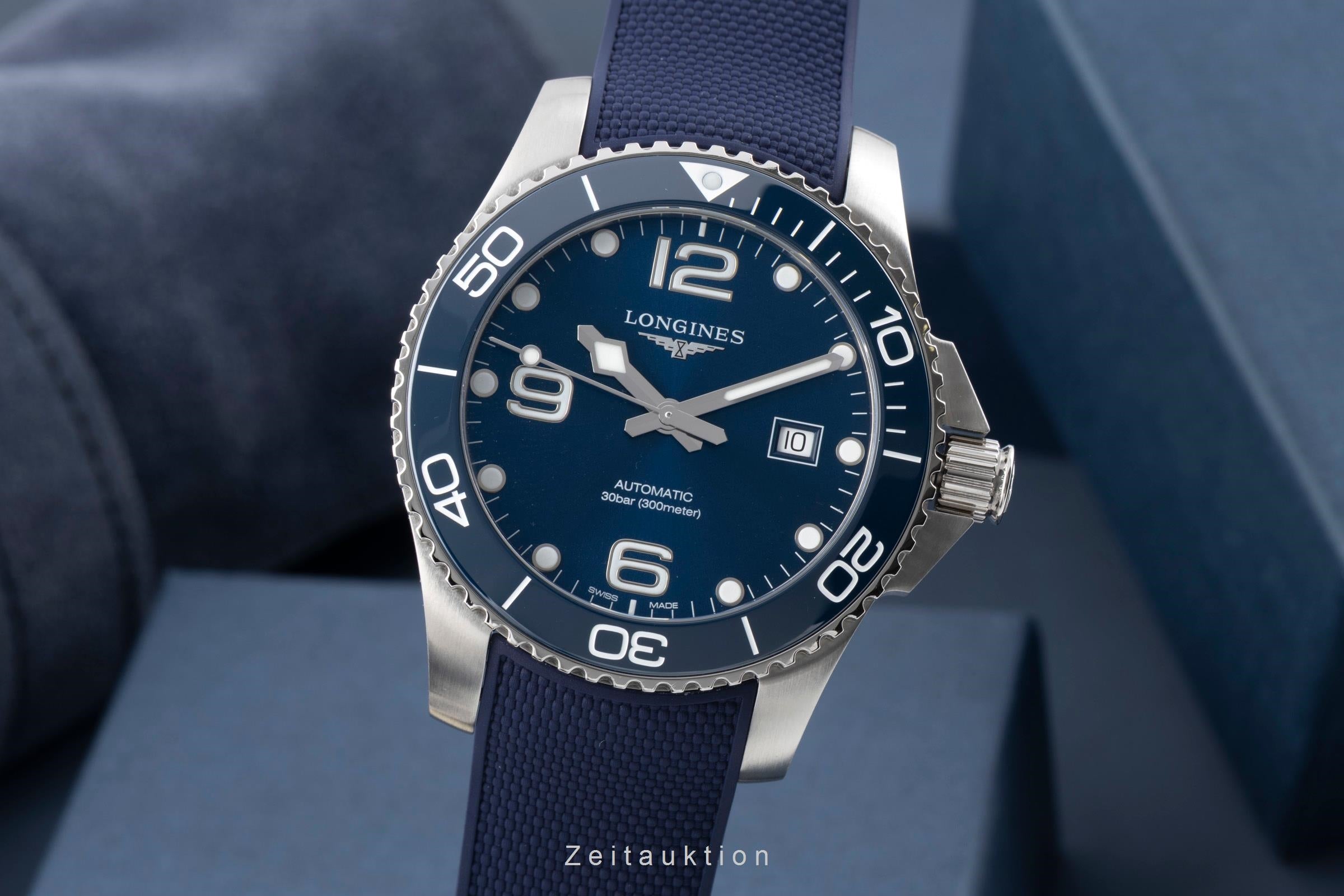 Longines Hydro Conquest steel automatic men's watch L3.782.4.96.9 LP: 1950EUR  [2601171]