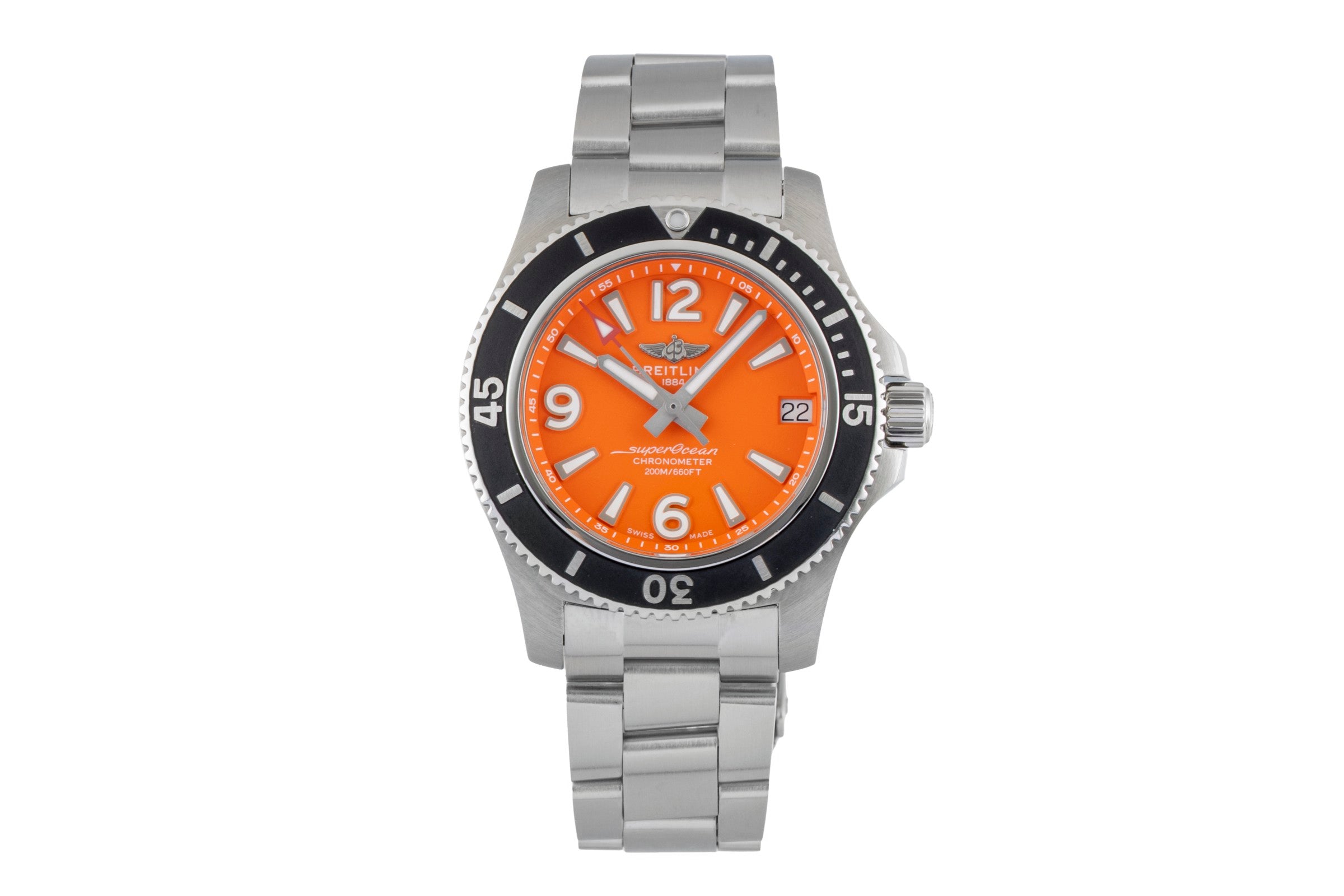 Breitling Superocean Edelstahl Automatik Ref. A17316D71O1A1 Box & Papiere 2022 [2601174]