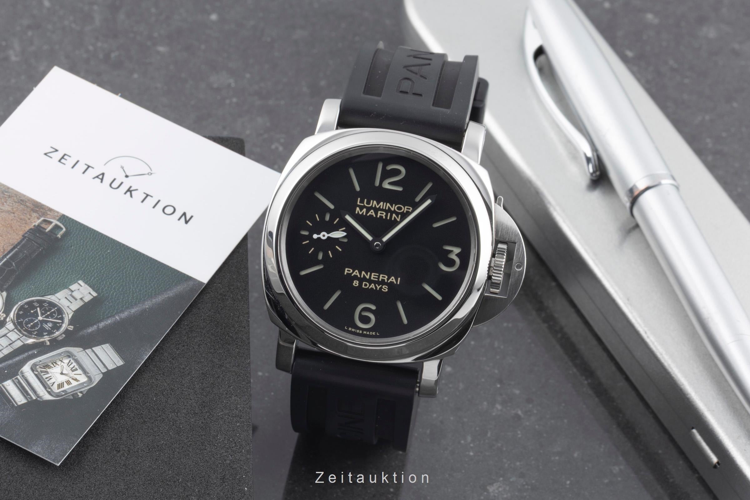 Panerai Luminor Marina acciaio carica manuale orologio da uomo PAM00510  [2601175]