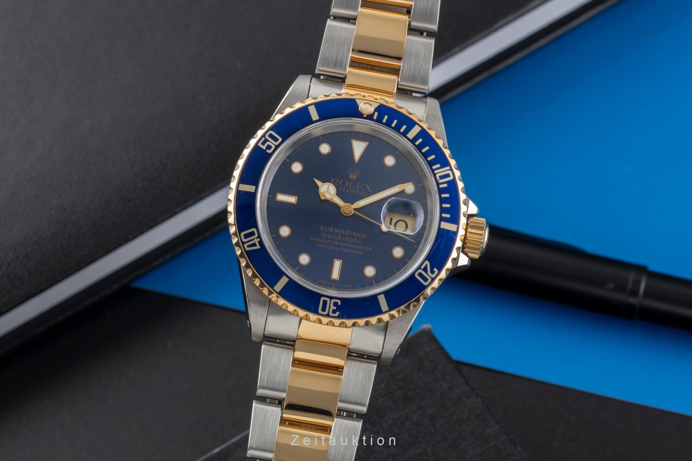 Rolex Submariner steel / gold automatic men's watch 16613  [2601176]