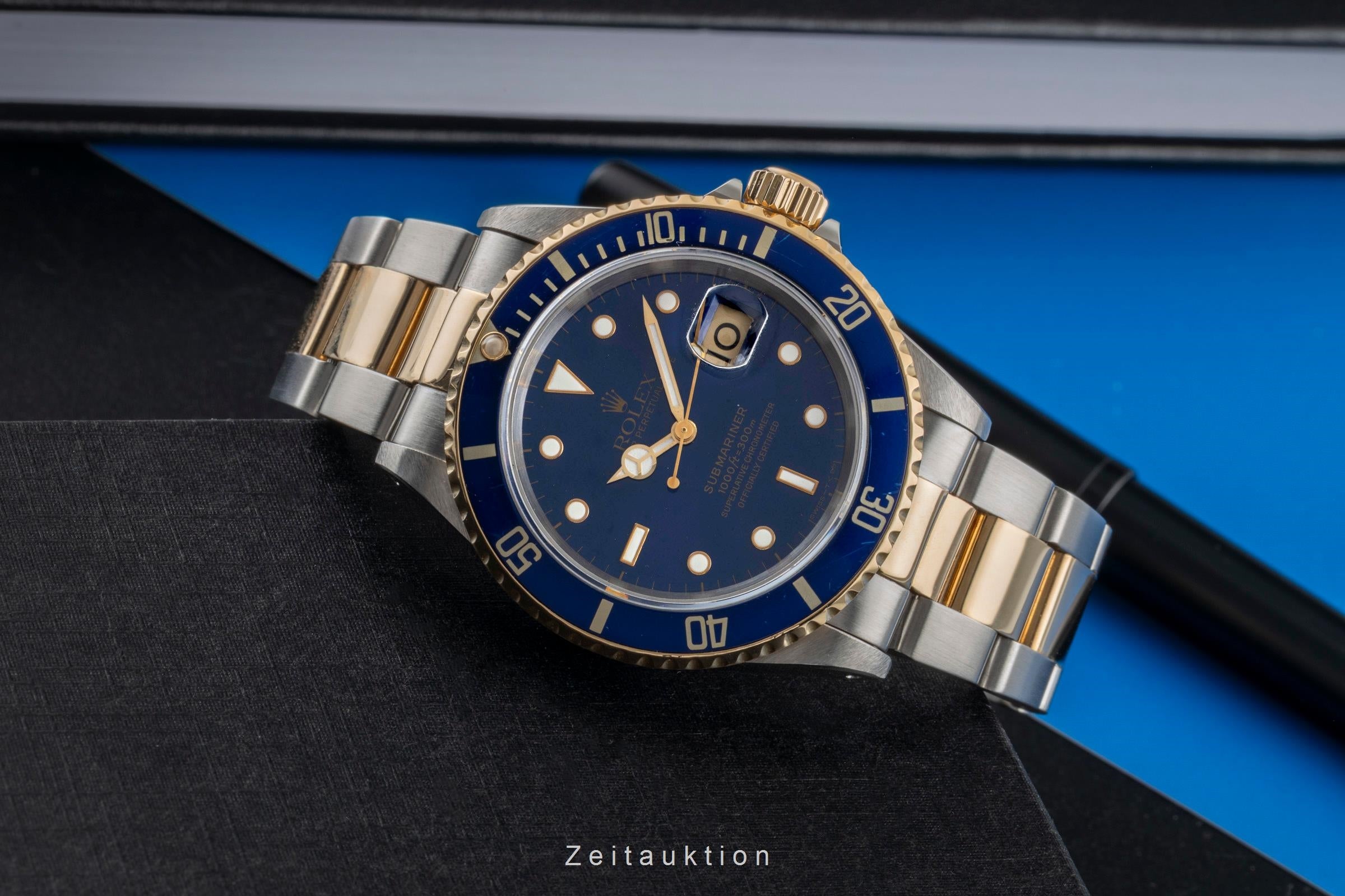 Rolex Submariner steel / gold automatic men's watch 16613  [2601176]