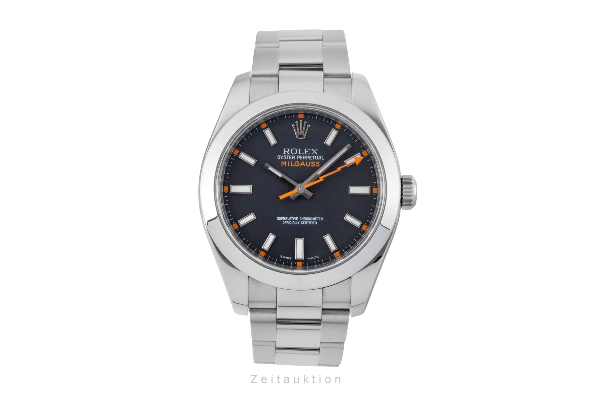 Rolex Milgauss steel automatic men's watch 116400  [2601178]
