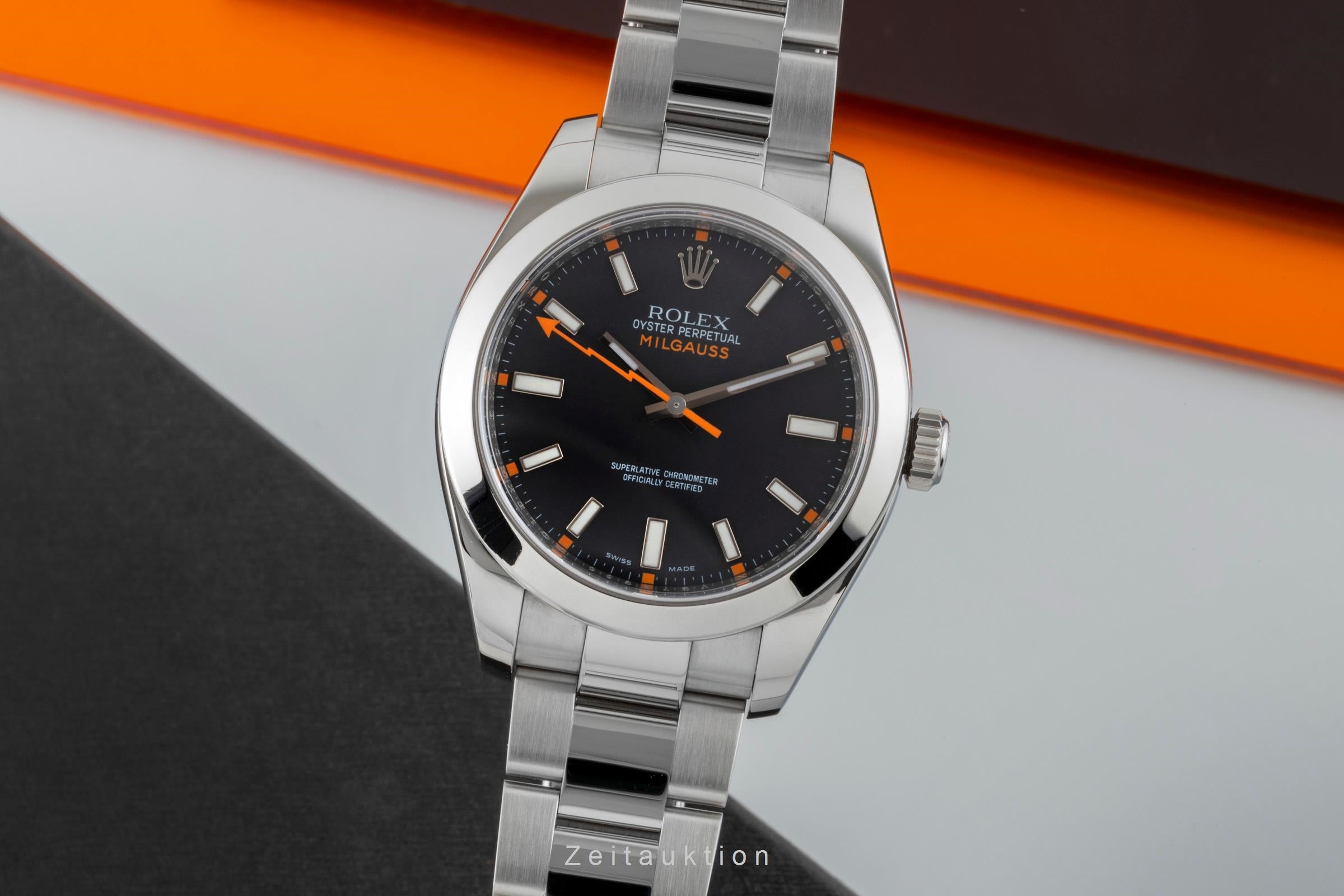 Rolex Milgauss steel automatic men's watch 116400  [2601178]