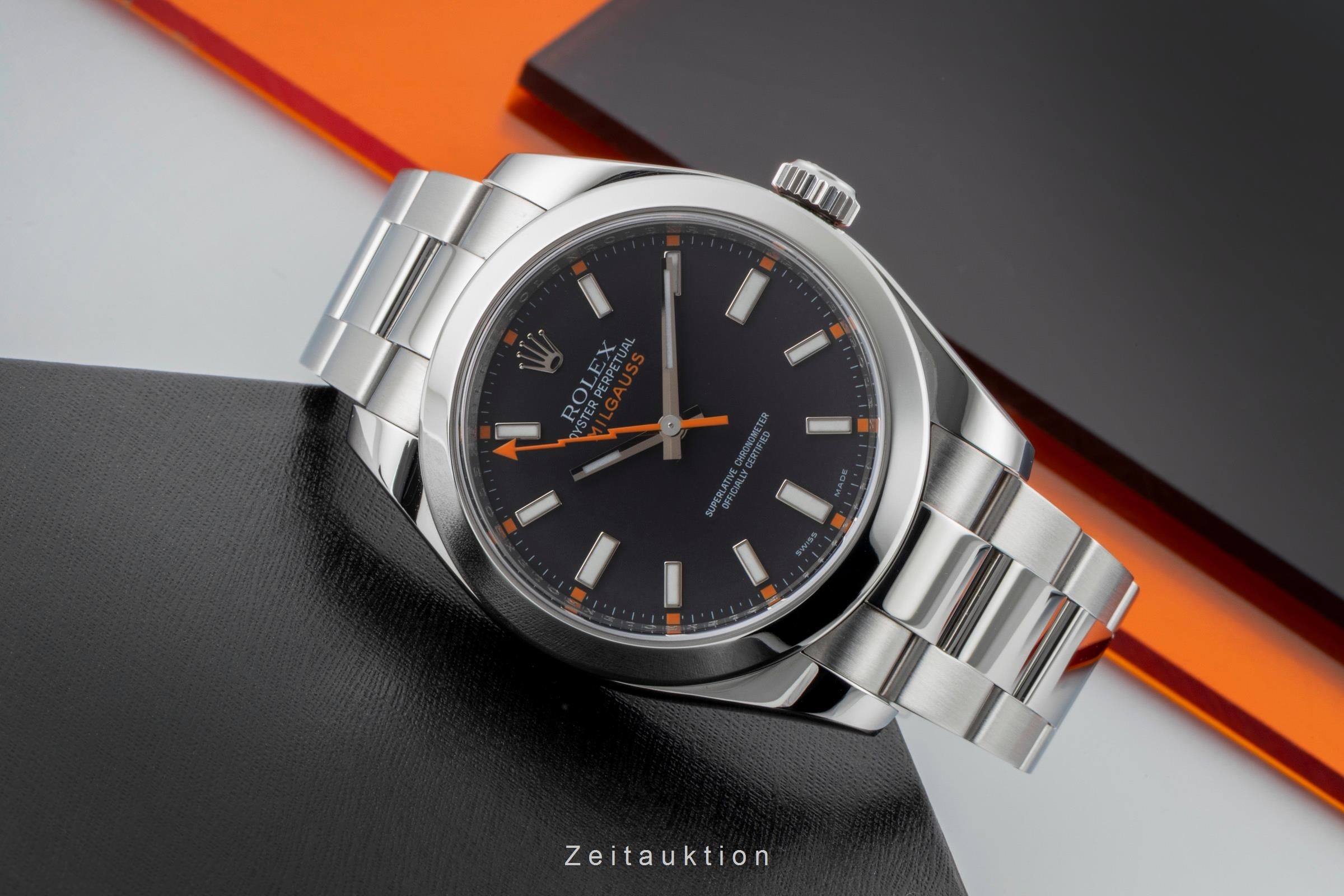 Rolex Milgauss steel automatic men's watch 116400  [2601178]