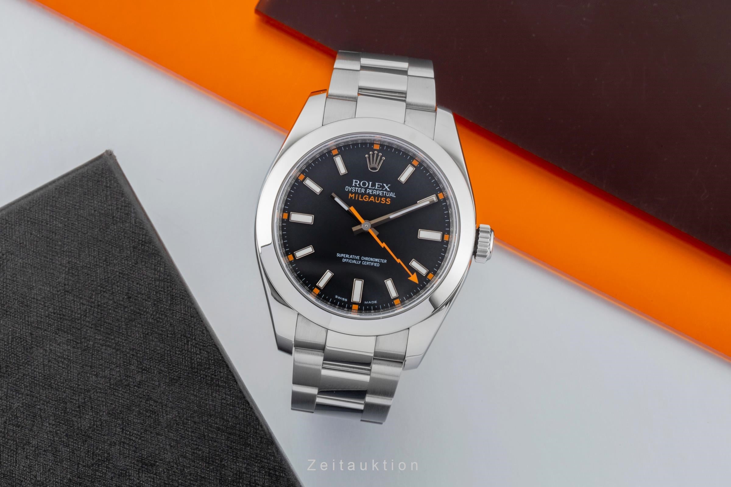 Rolex Milgauss steel automatic men's watch 116400  [2601178]