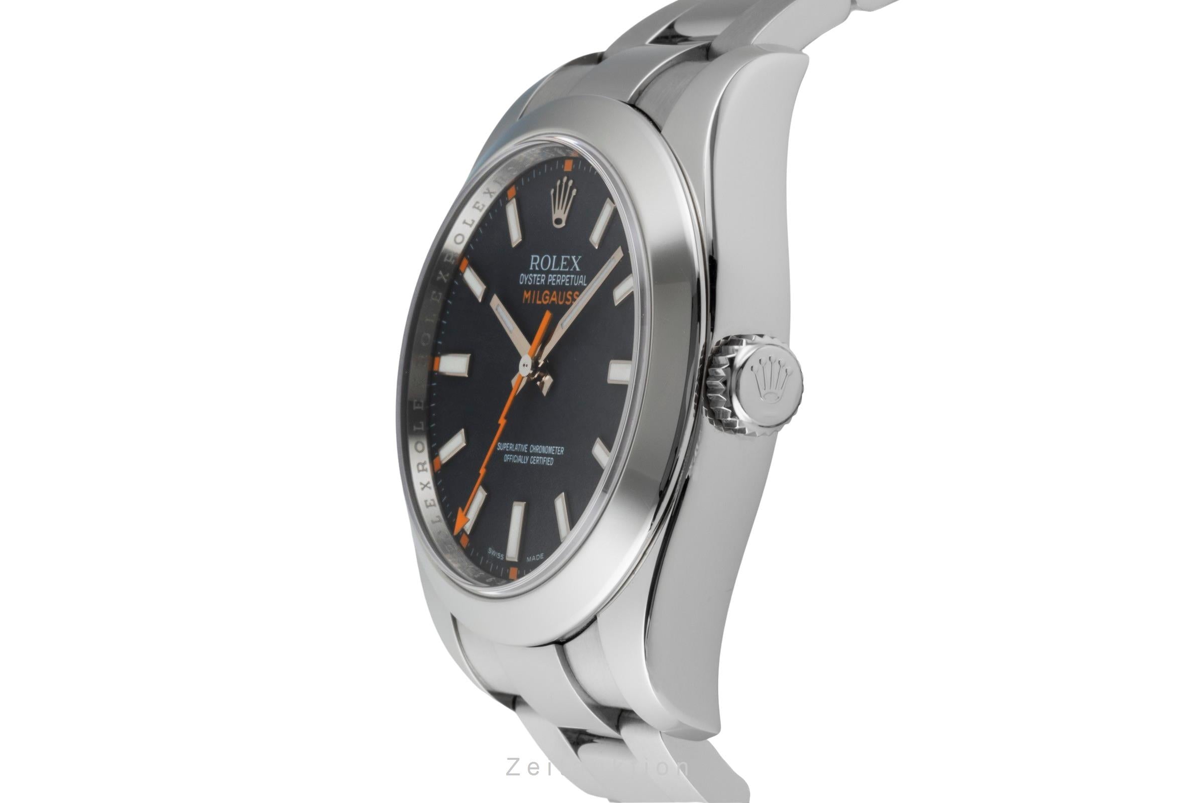 Rolex Milgauss steel automatic men's watch 116400  [2601178]