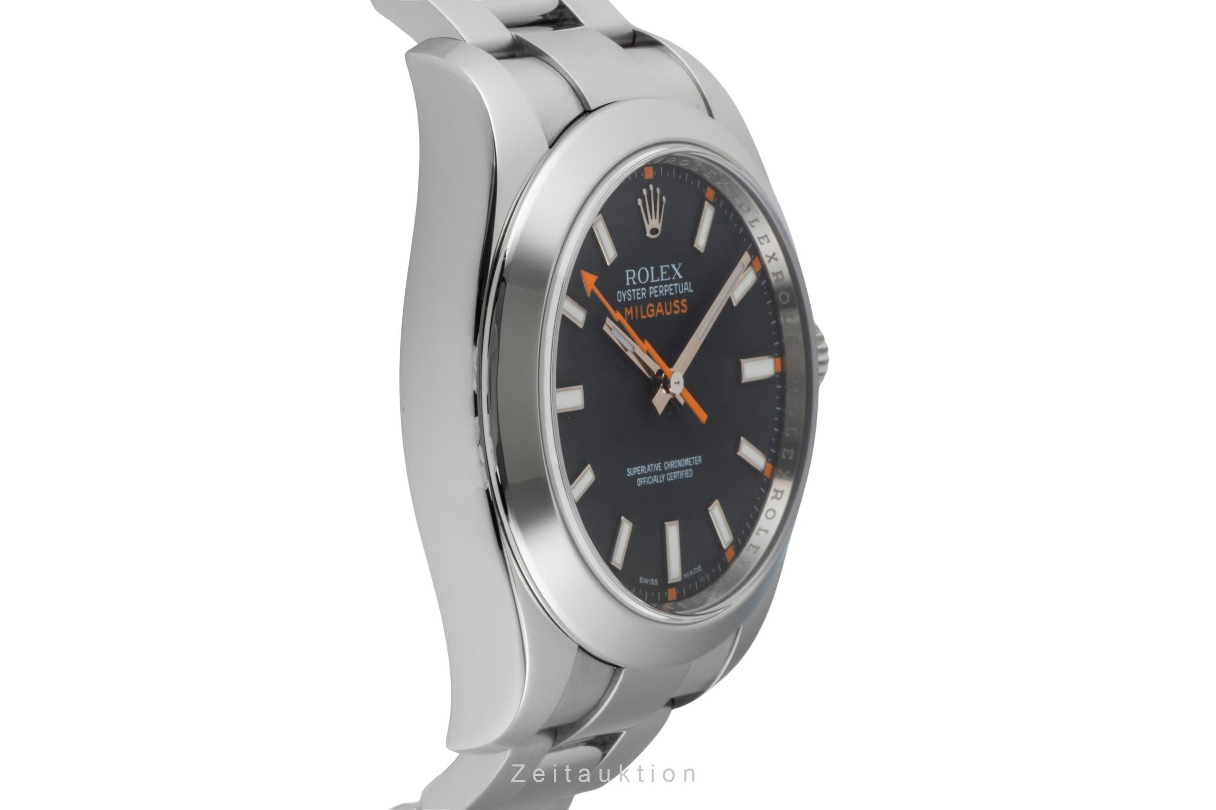 Rolex Milgauss steel automatic men's watch 116400  [2601178]