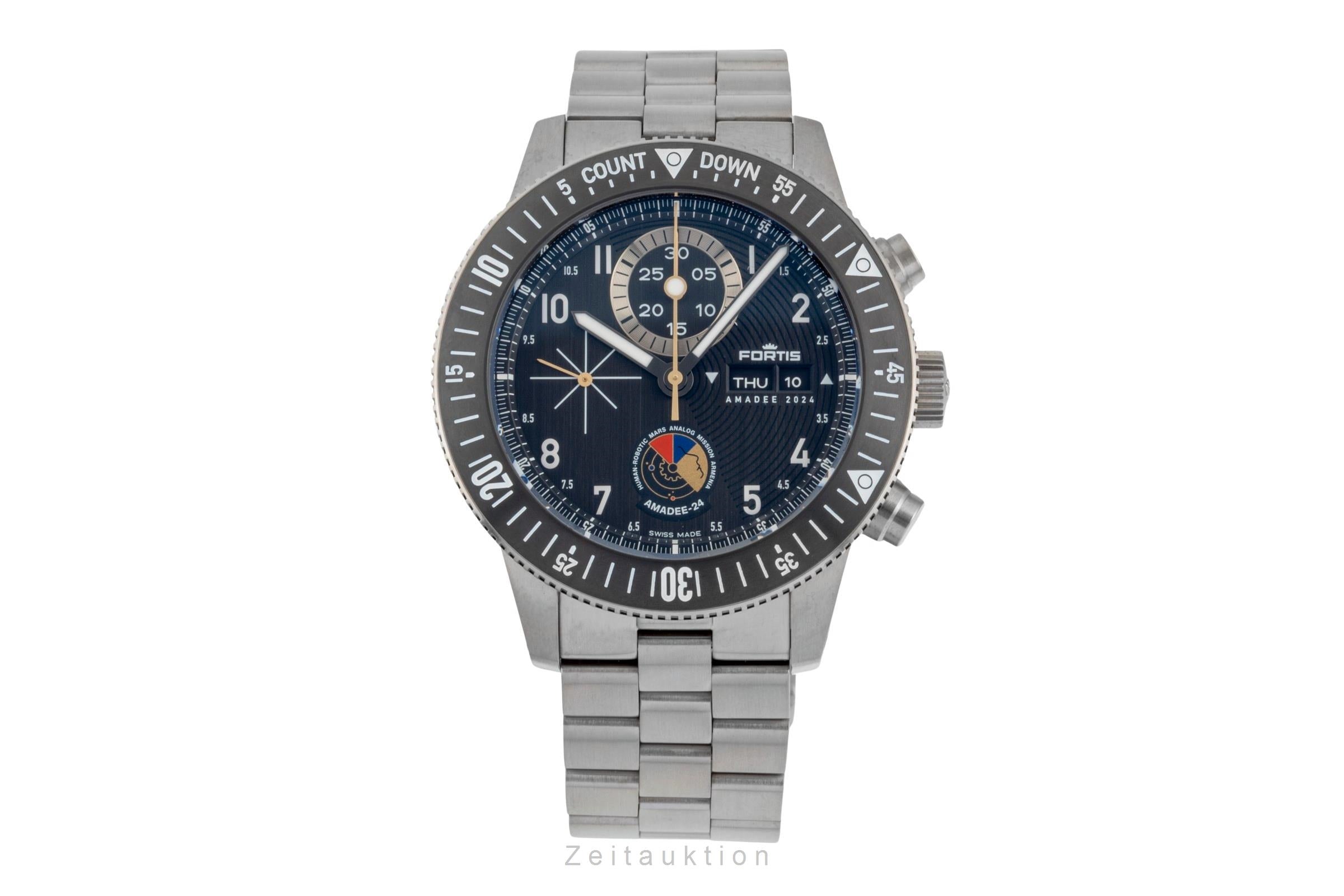 Fortis chronograph titanium automatic men's watch F2040016 LP: 6100EUR Limited  [2601179]