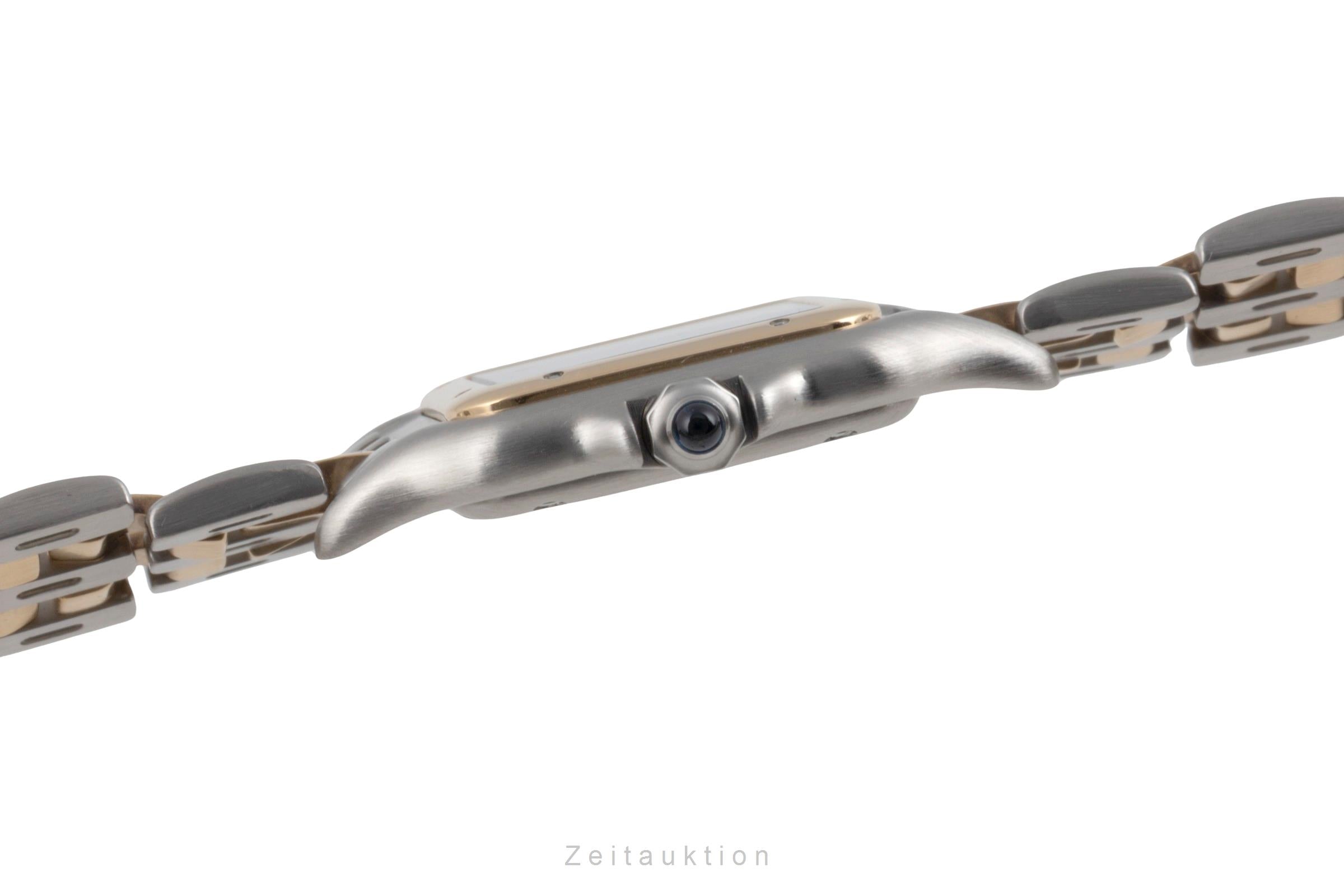 Cartier Panthere steel / gold quartz women's watch 66921 Vintage  [2601181]