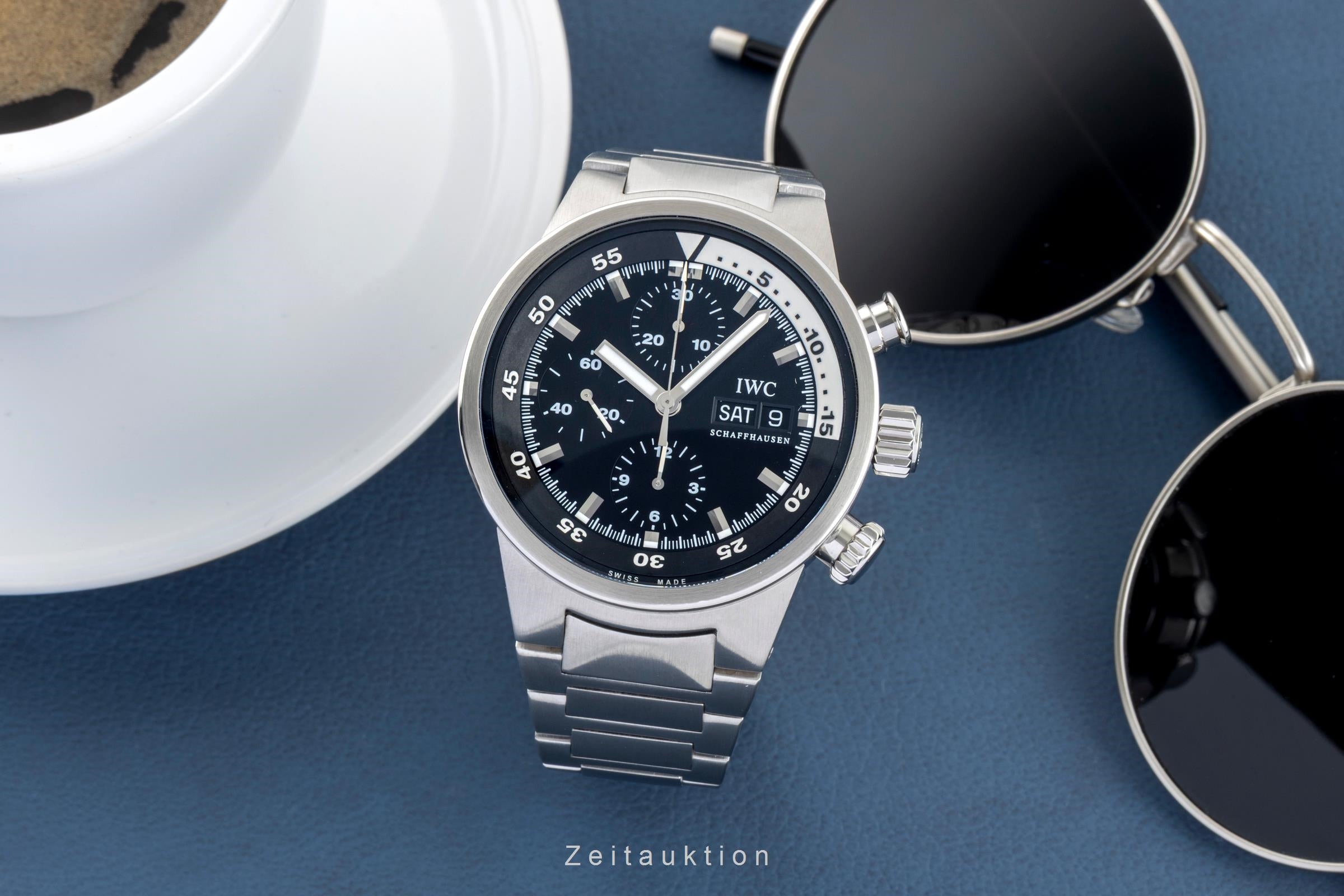 IWC Aquatimer chronographe acier automatique montre pour hommes IW371928  [2601182]
