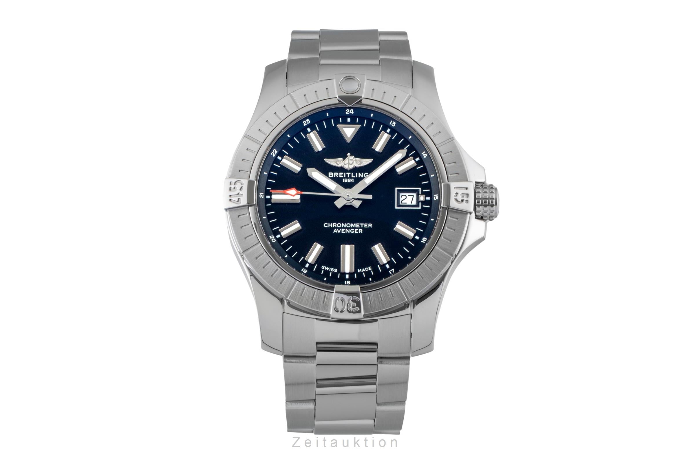 Breitling Avenger acero automático reloj para caballeros A17318101B1A1  [2601184]