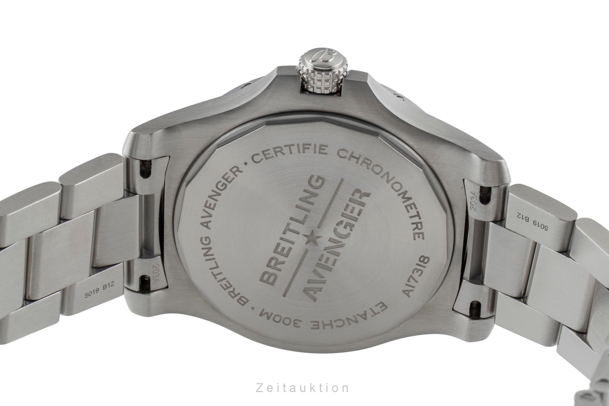 Breitling Avenger acero automático reloj para caballeros A17318101B1A1  [2601184]