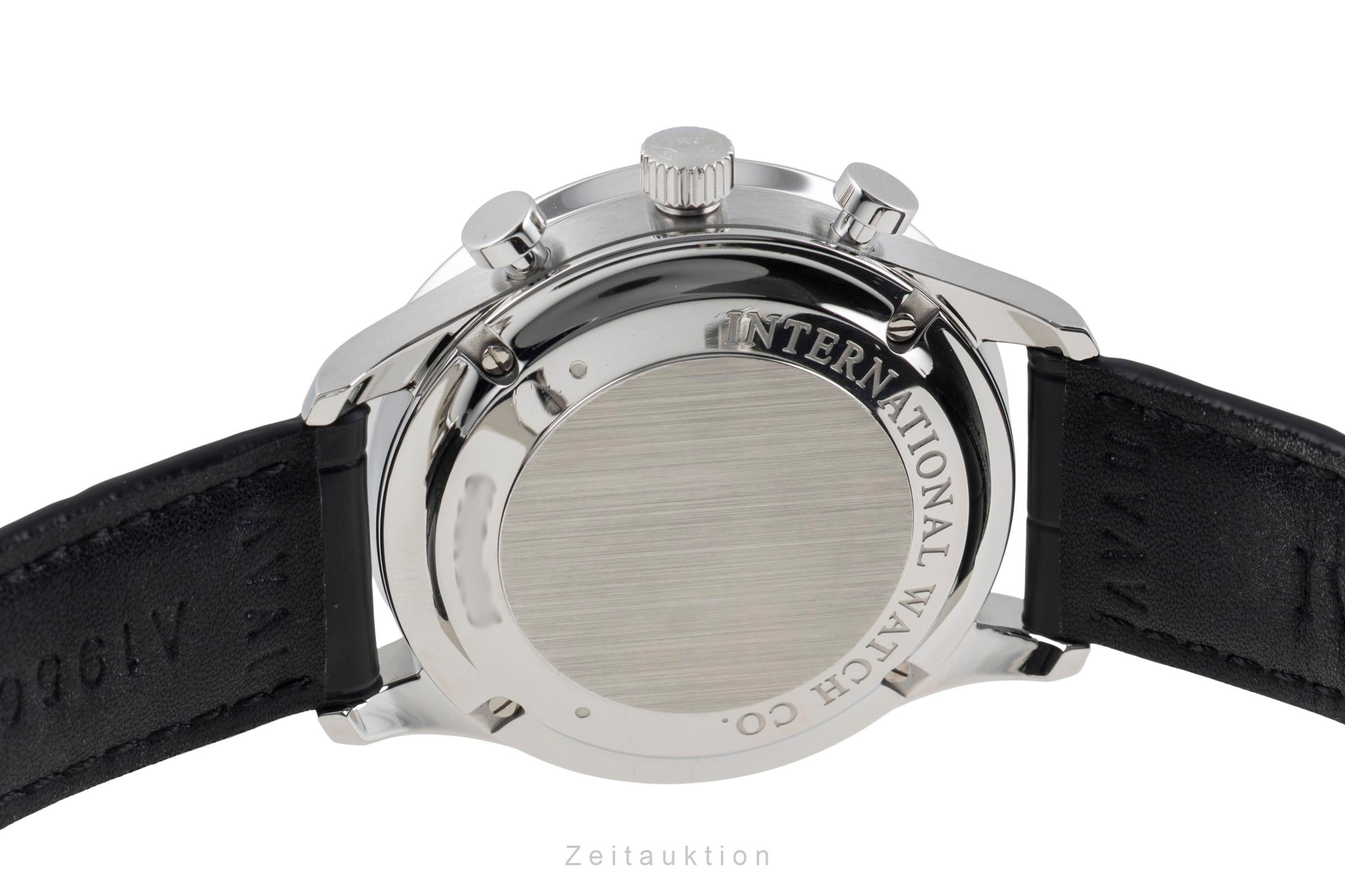 IWC Portugieser chronographe acier automatique montre pour hommes IW371447 LP: 9100EUR  [2601186]