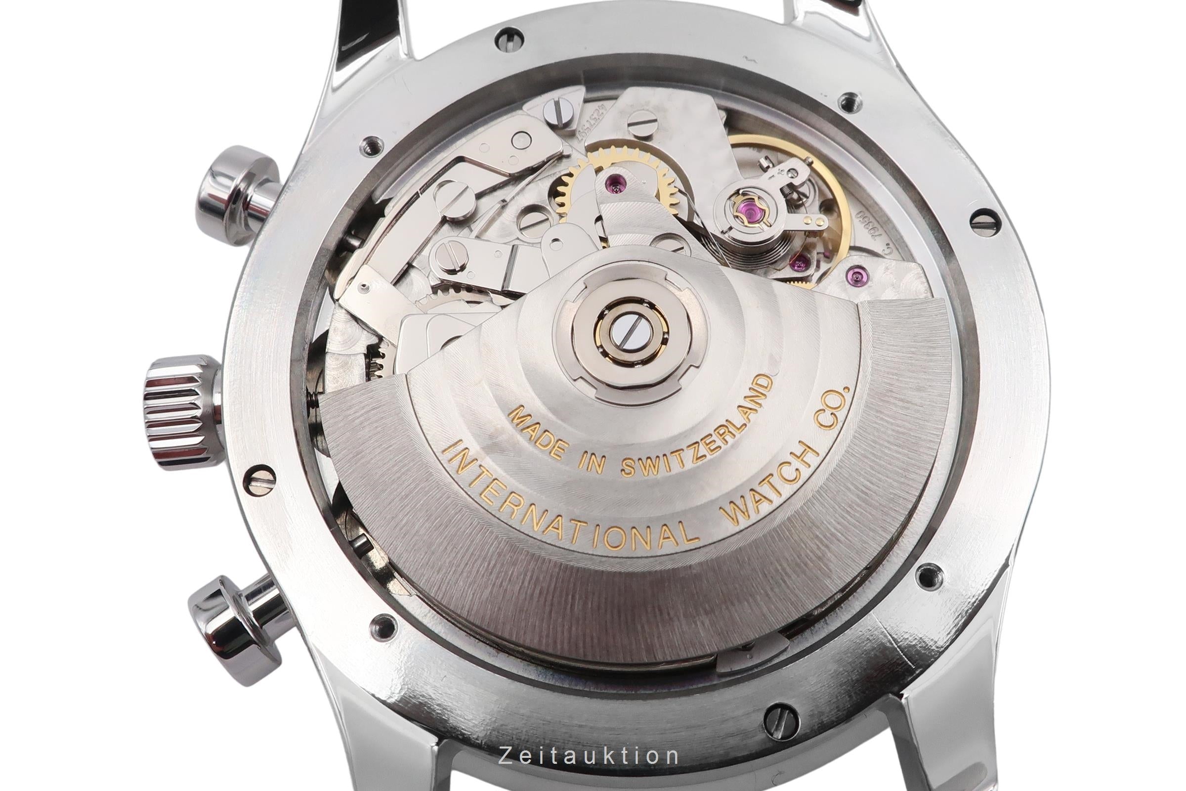 IWC Portugieser chronographe acier automatique montre pour hommes IW371447 LP: 9100EUR  [2601186]
