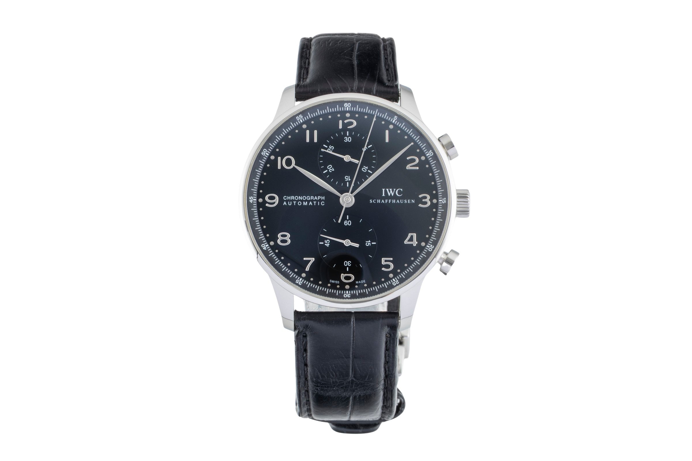 IWC Portugieser Chronograph Stahl Automatik Herrenuhr Ref. IW371447 VP: 9100 € [2601187]