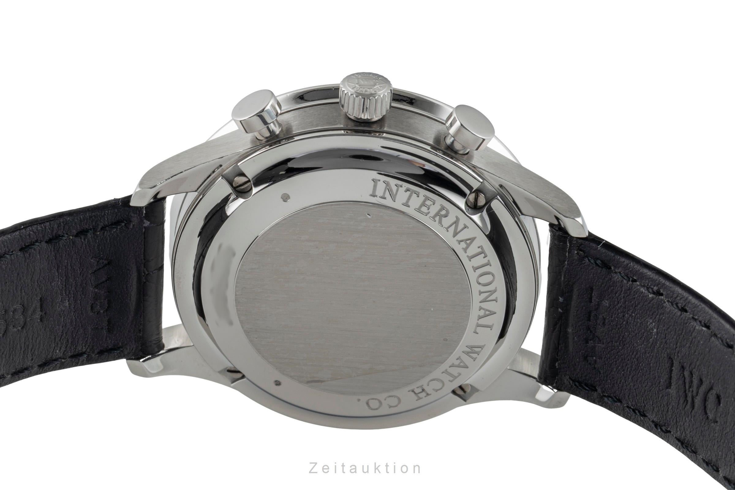 IWC Portugieser chronographe acier automatique montre pour hommes IW371447 LP: 9100EUR  [2601187]