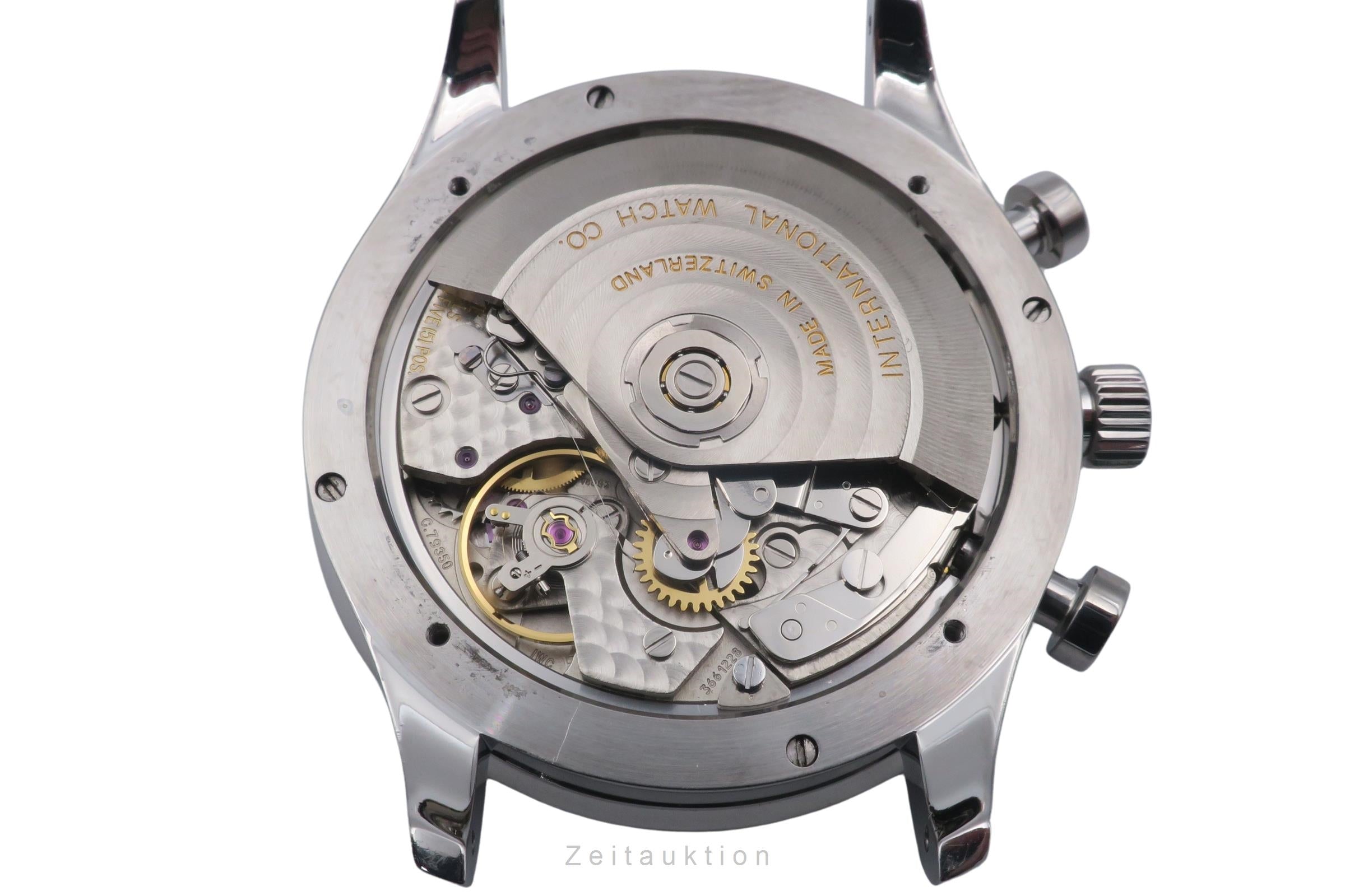 IWC Portugieser chronographe acier automatique montre pour hommes IW371447 LP: 9100EUR  [2601187]