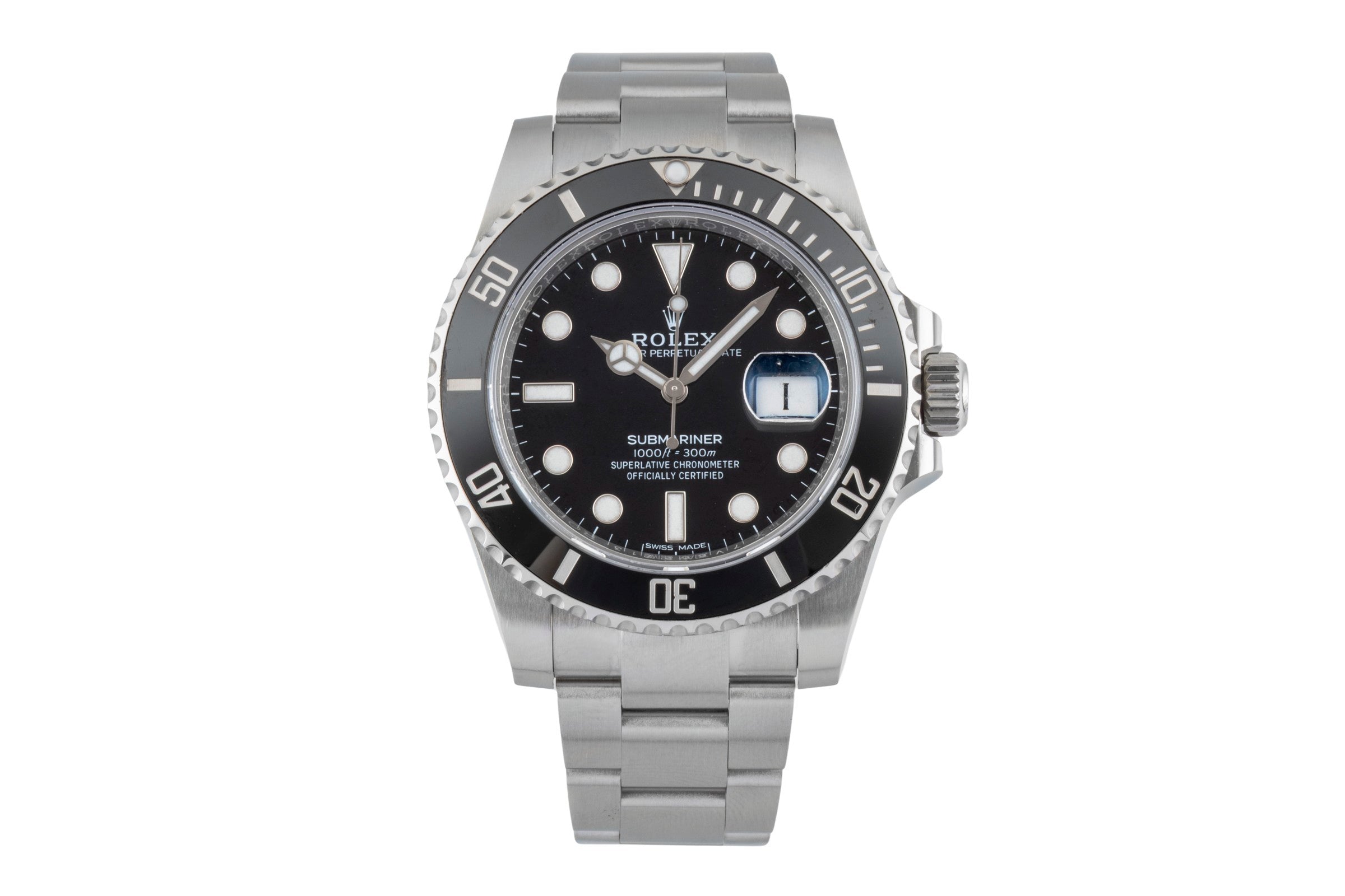 Rolex Submariner steel automatic men's watch 116610LN  [2601195]