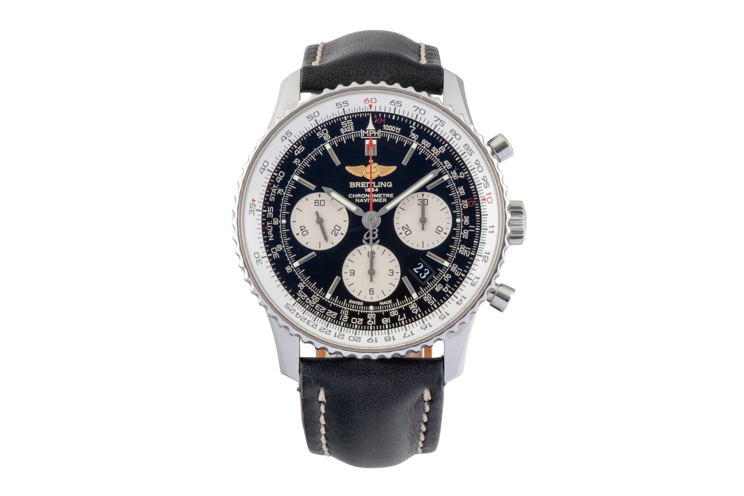Breitling Navitimer 01 chronograph steel automatic men's watch AB0120 LP: 9500EUR  [2601196]