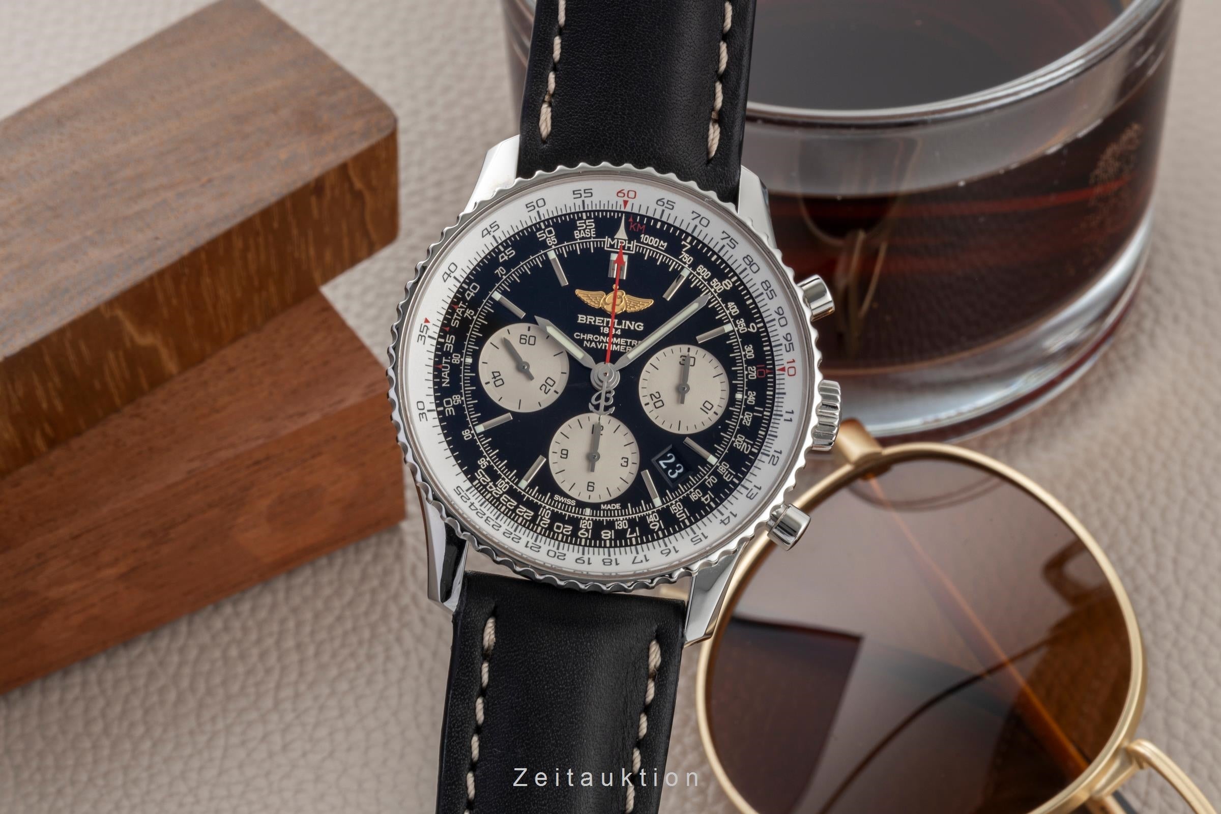 Breitling Navitimer 01 chronograph steel automatic men's watch AB0120 LP: 9500EUR  [2601196]