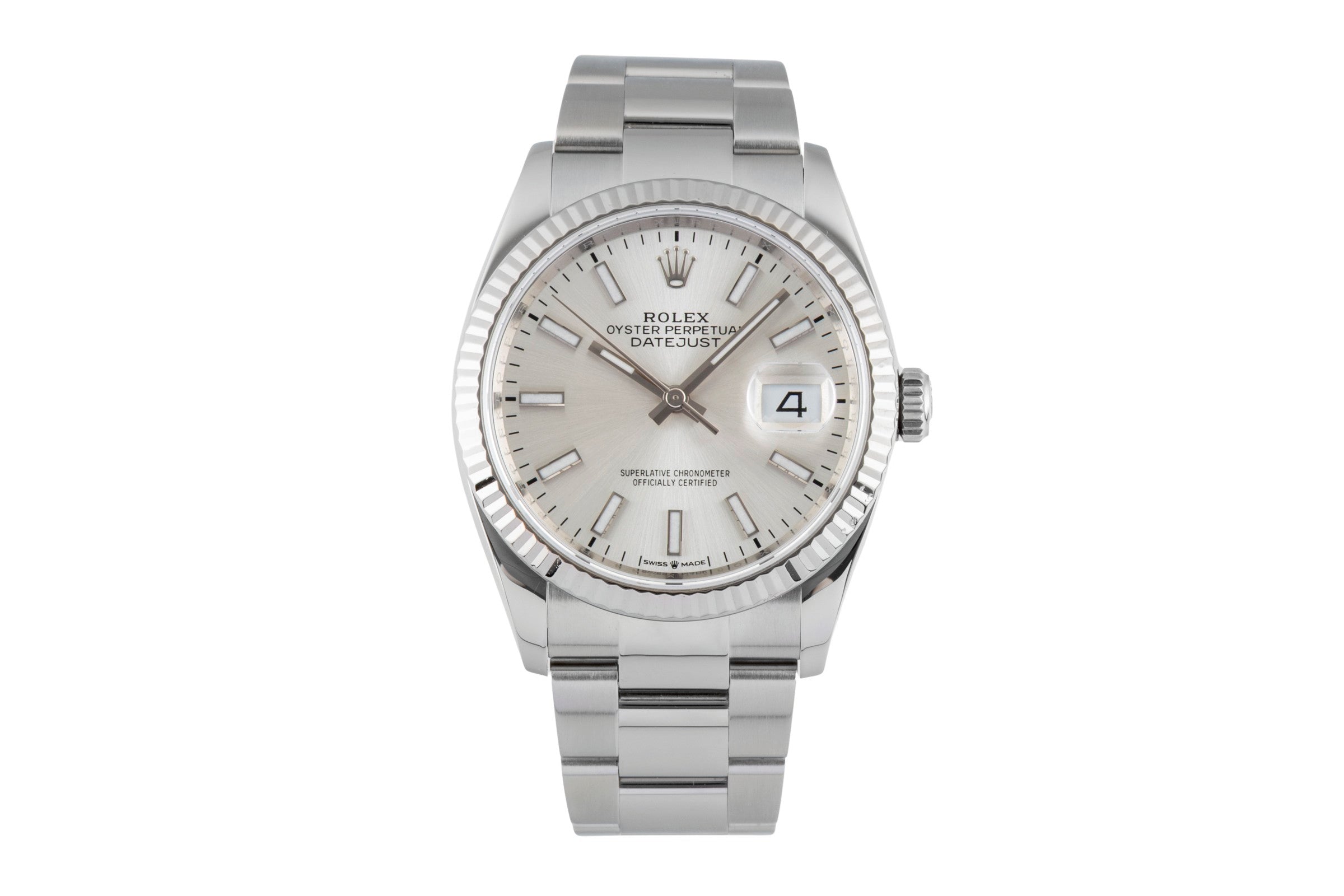 Rolex Datejust acier / or blanc automatique montre pour hommes 126234  [2601197]