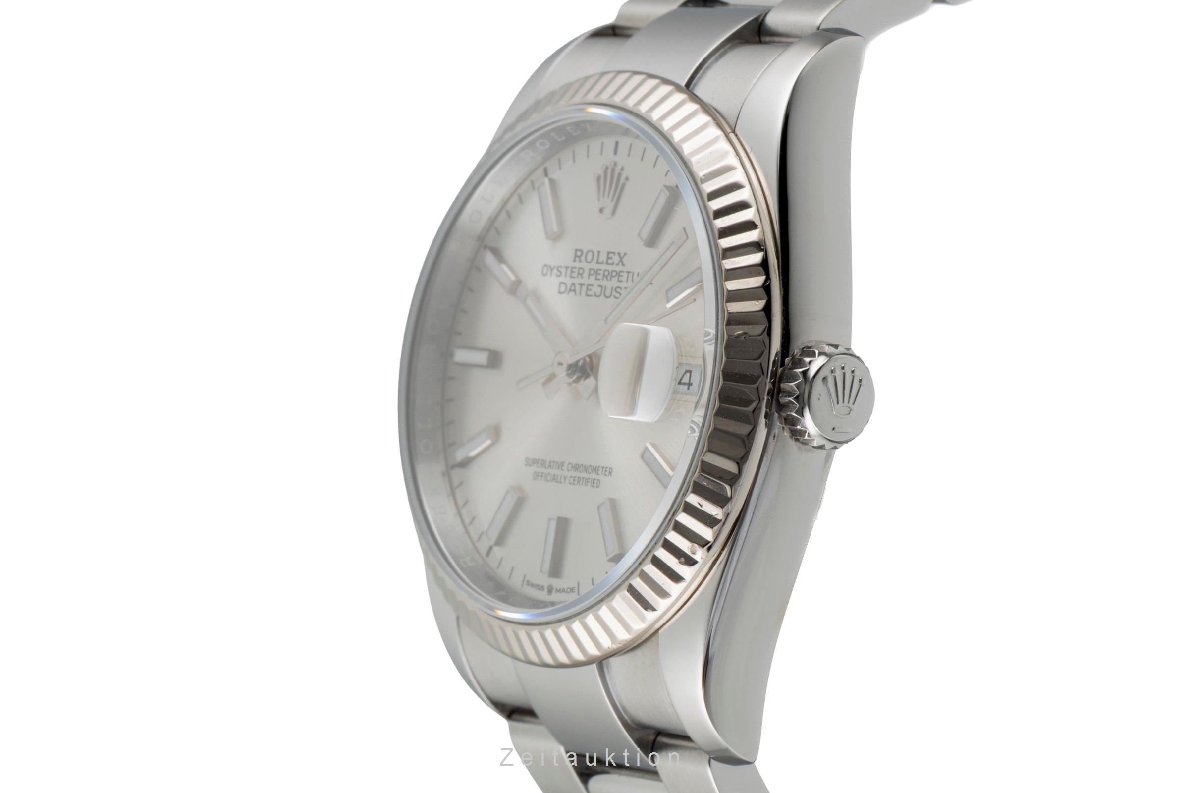 Rolex Datejust  Stahl / Weissgold Automatik Herrenuhr Ref. 126234 Papiere 2021 [2601197]