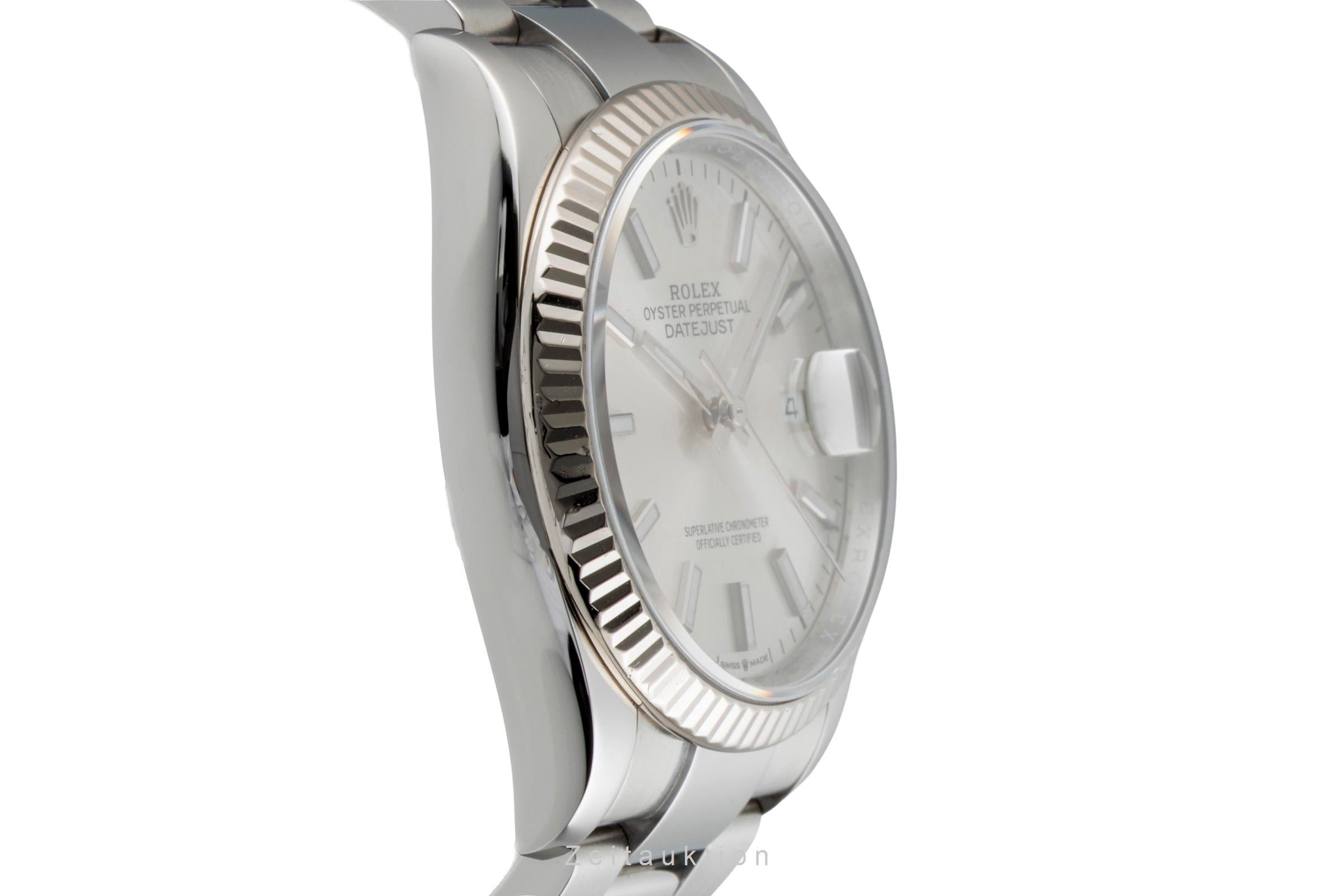 Rolex Datejust  Stahl / Weissgold Automatik Herrenuhr Ref. 126234 Papiere 2021 [2601197]