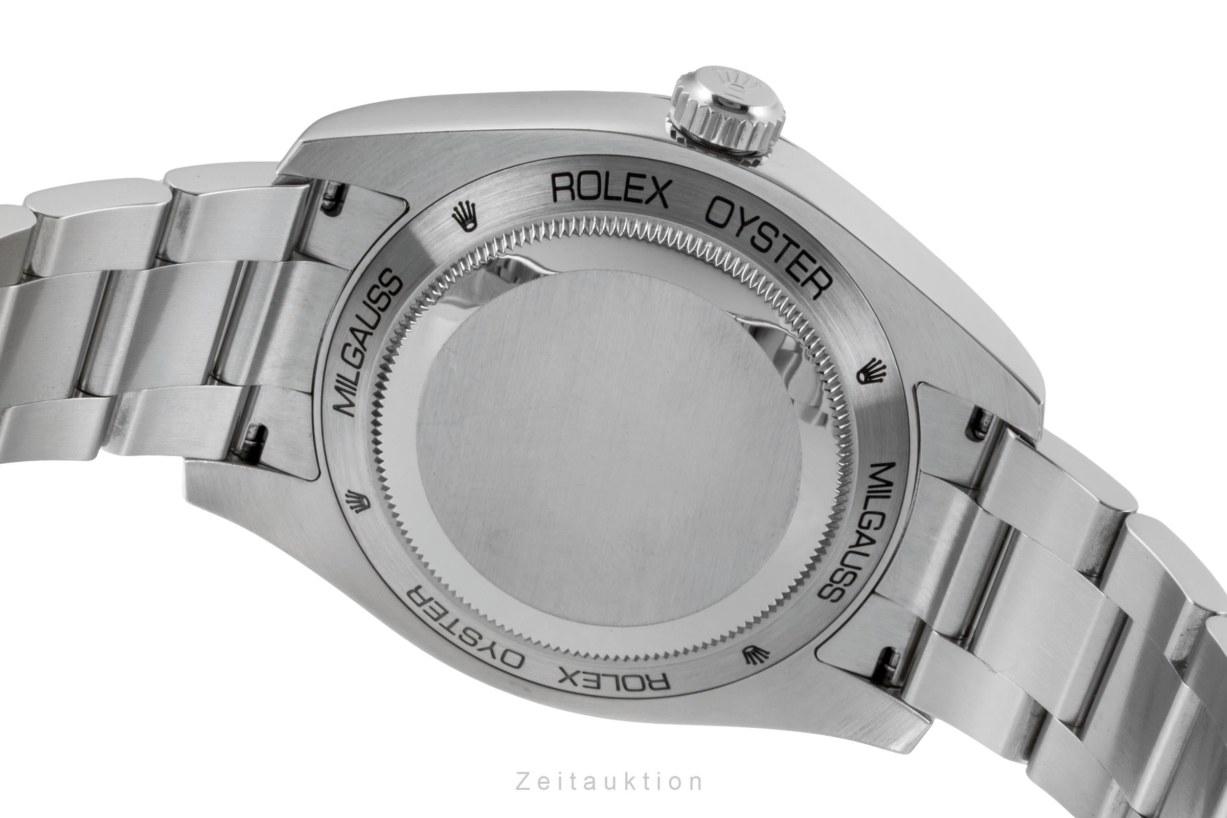 Rolex Milgauss Edelstahl Automatik Herrenuhr Ref. 116400GV Papiere 2014 [2601200]